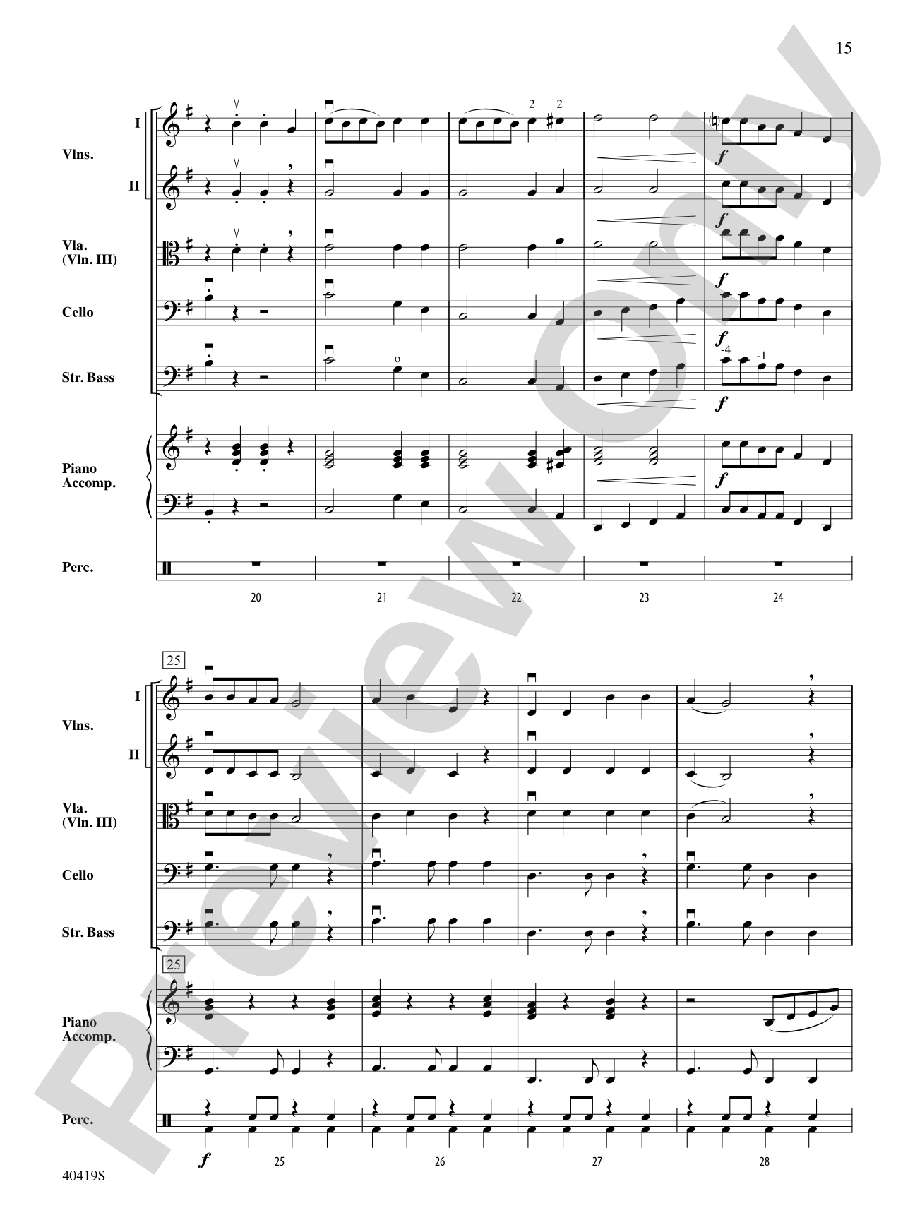 Short Cuts: String Orchestra Conductor Score & Parts