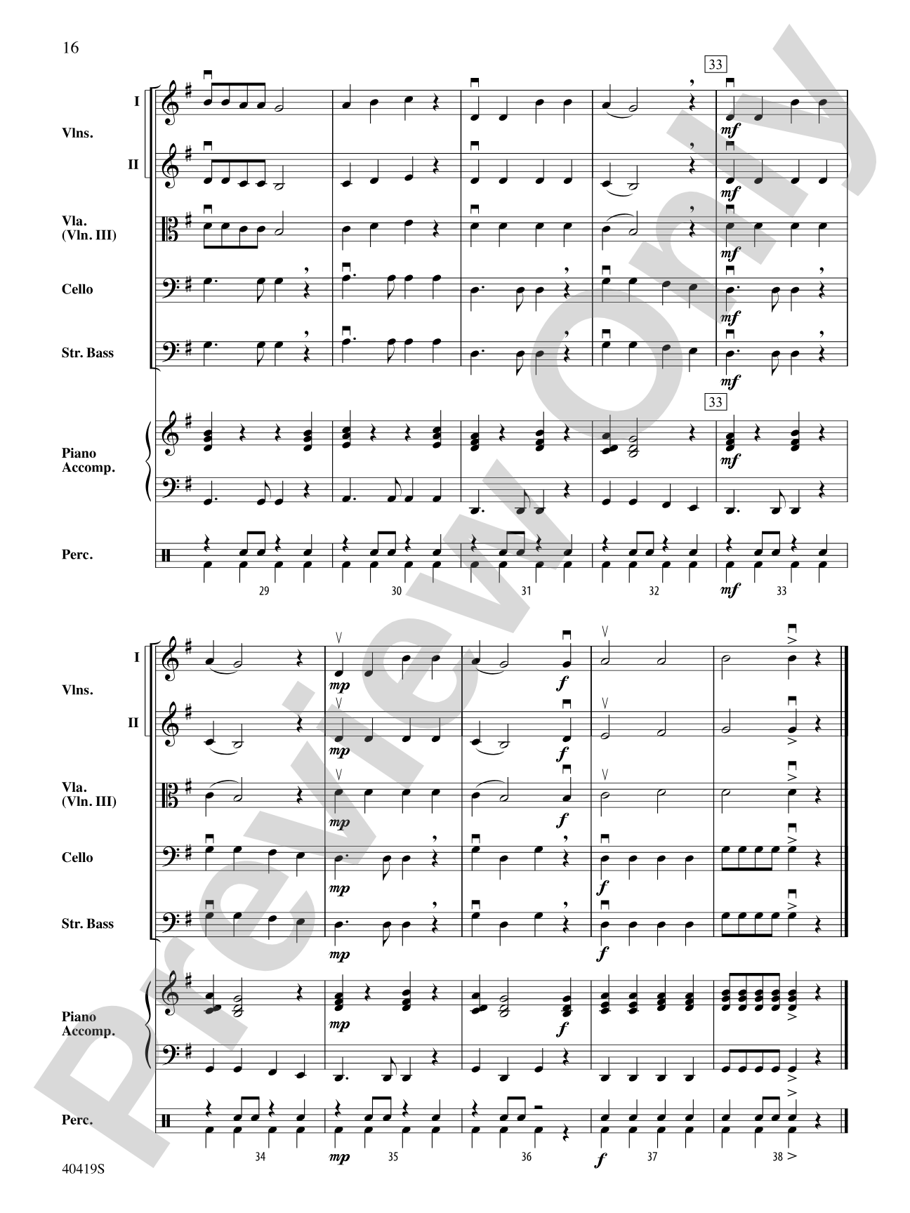 Short Cuts: String Orchestra Conductor Score & Parts