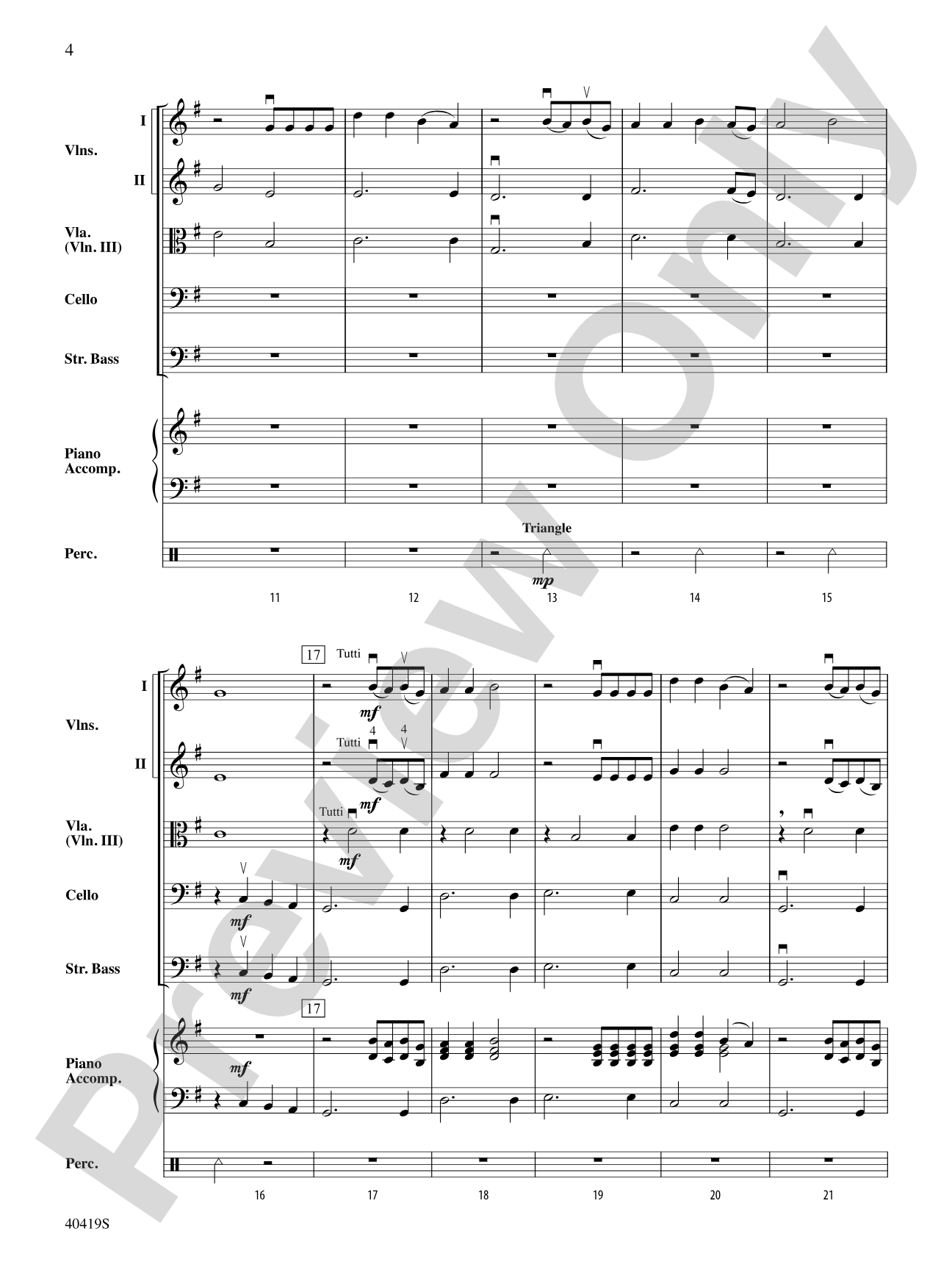 Short Cuts: String Orchestra Conductor Score & Parts