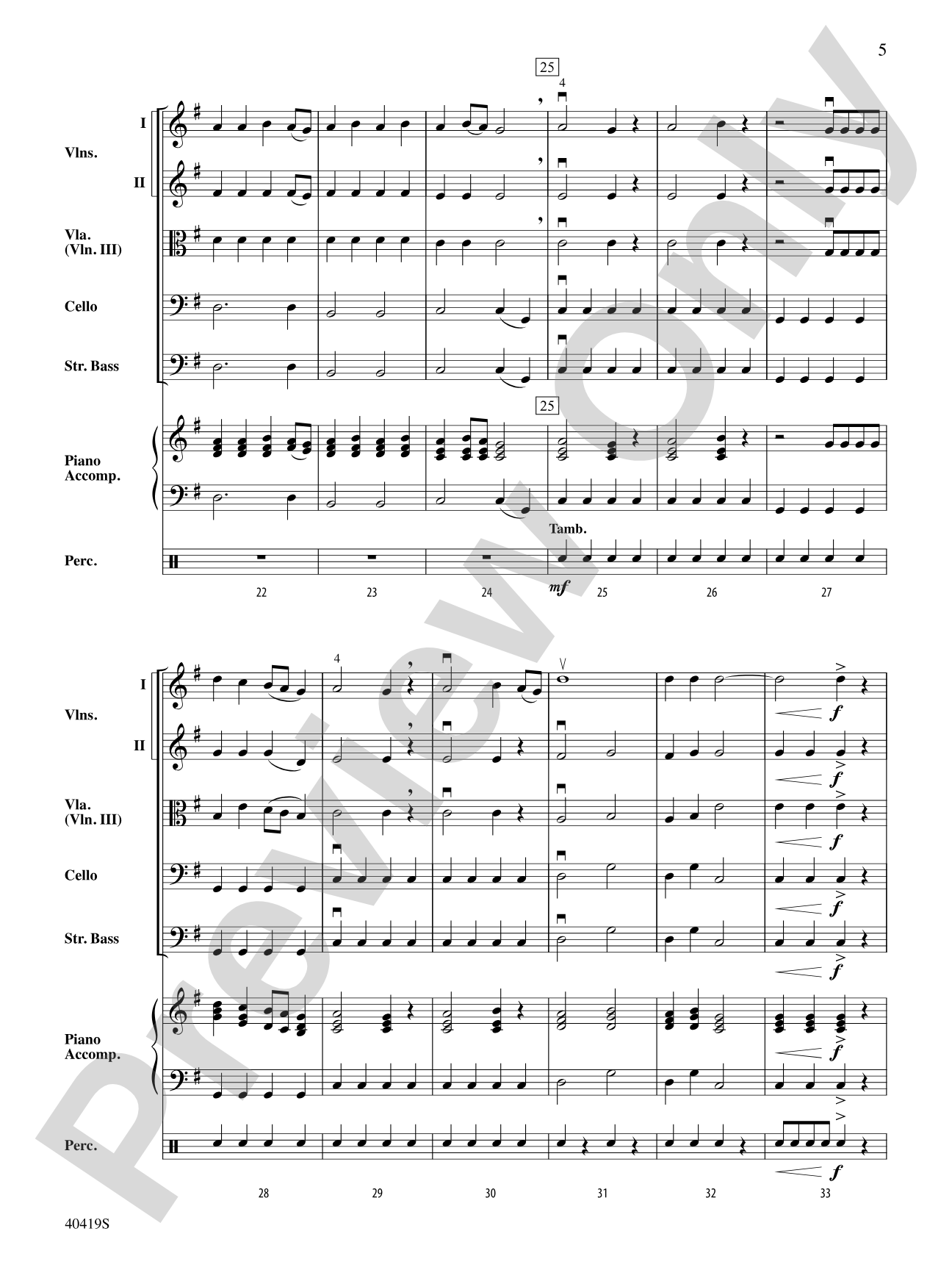 Short Cuts: String Orchestra Conductor Score & Parts