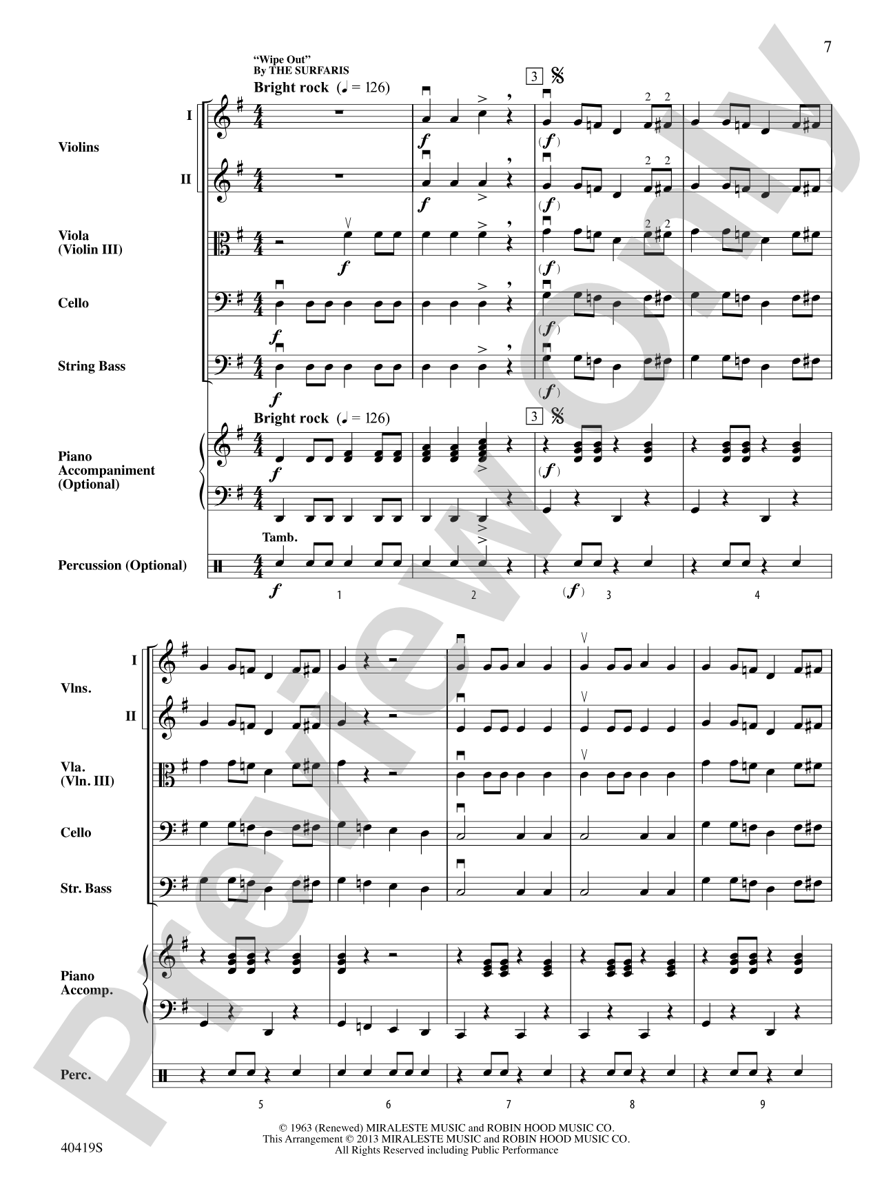 Short Cuts: String Orchestra Conductor Score & Parts