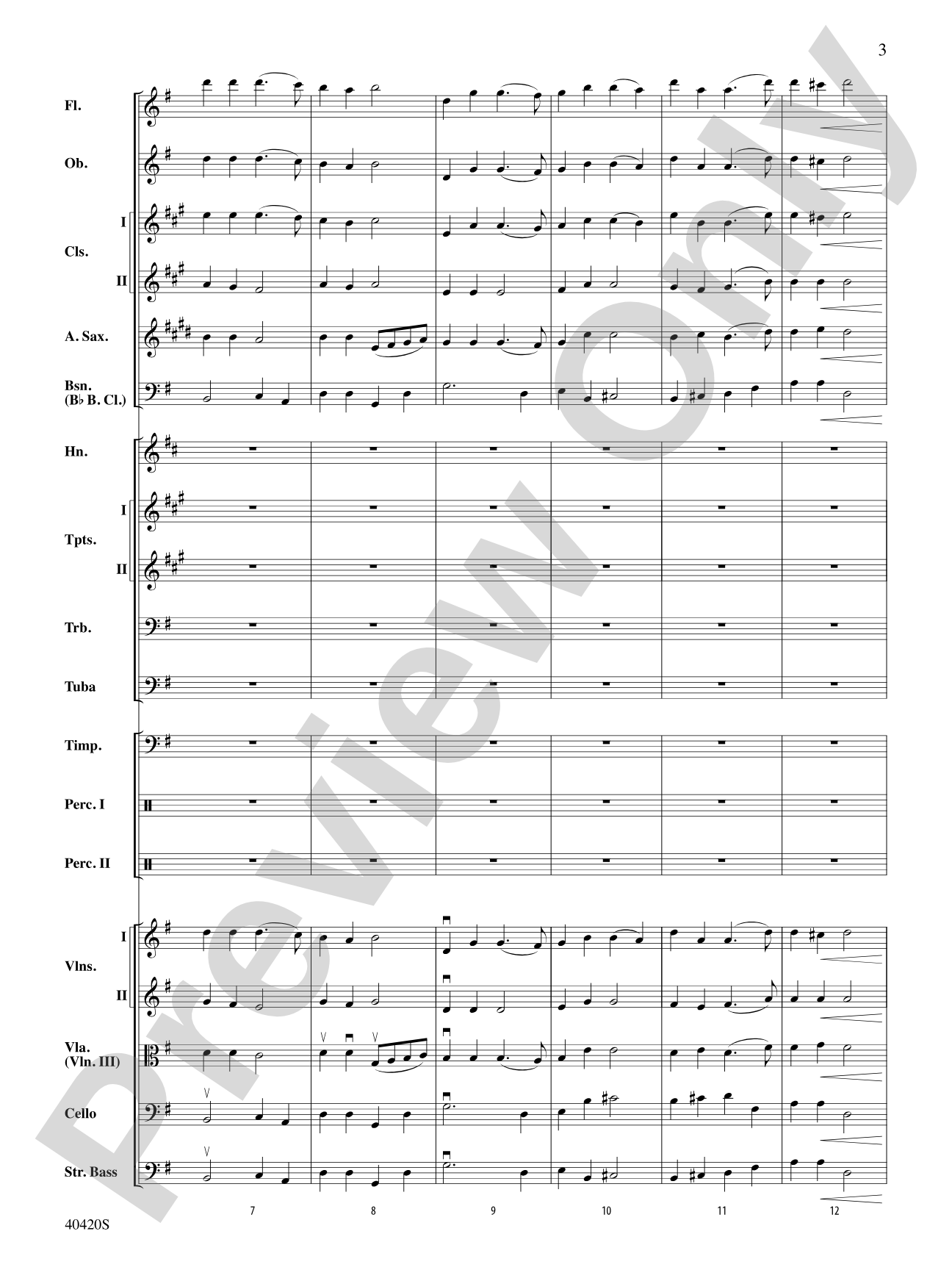 A Holiday Celebration: Full Orchestra Conductor Score & Parts