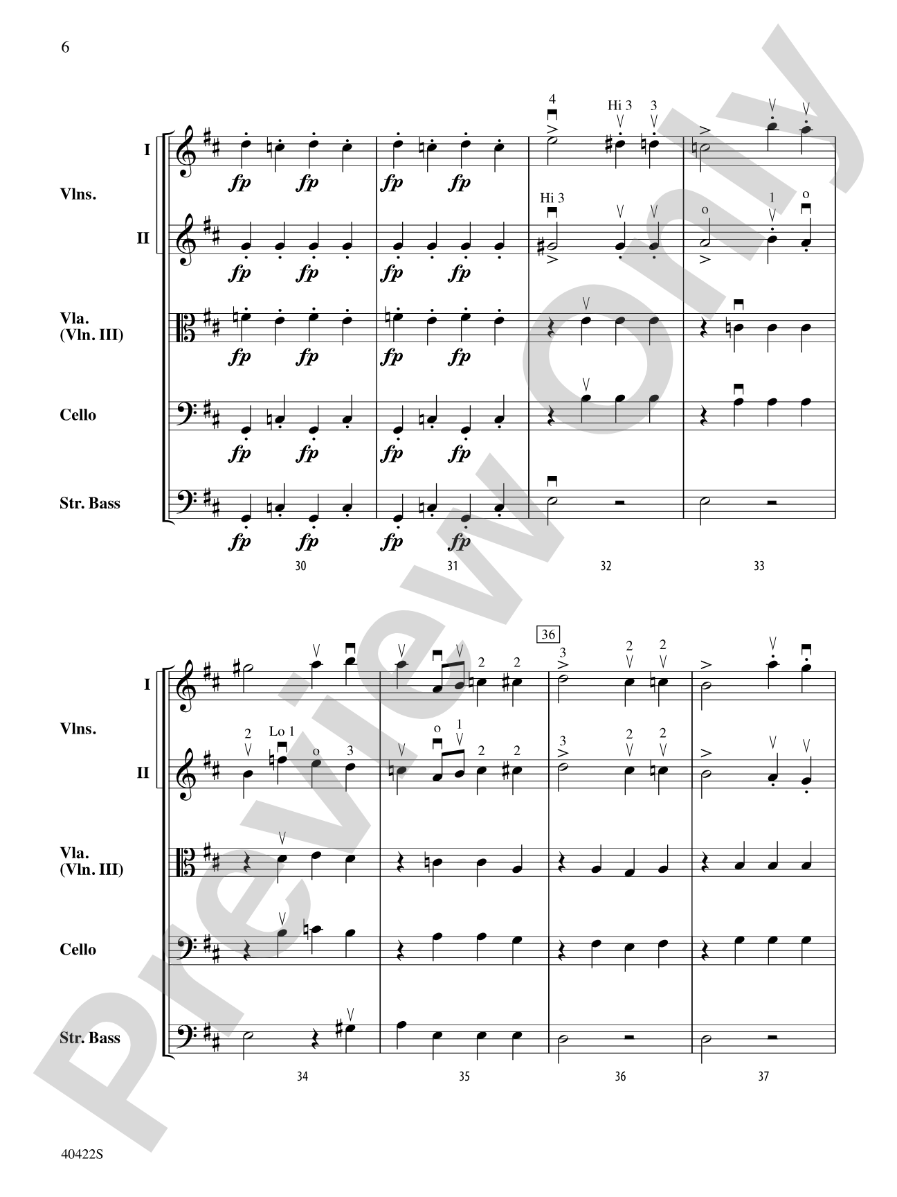 March Militaire: String Orchestra Conductor Score & Parts