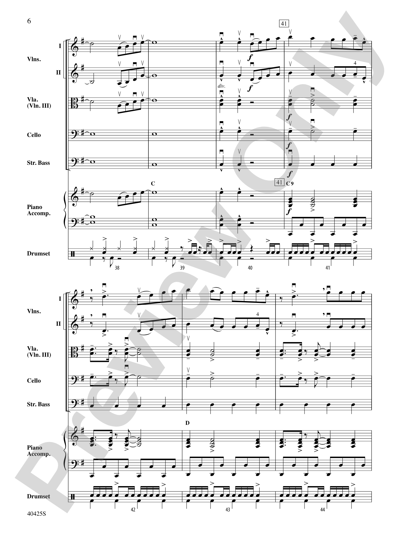 Teenage Dream / Super Bass Mash-Up: String Orchestra Conductor Score & Parts