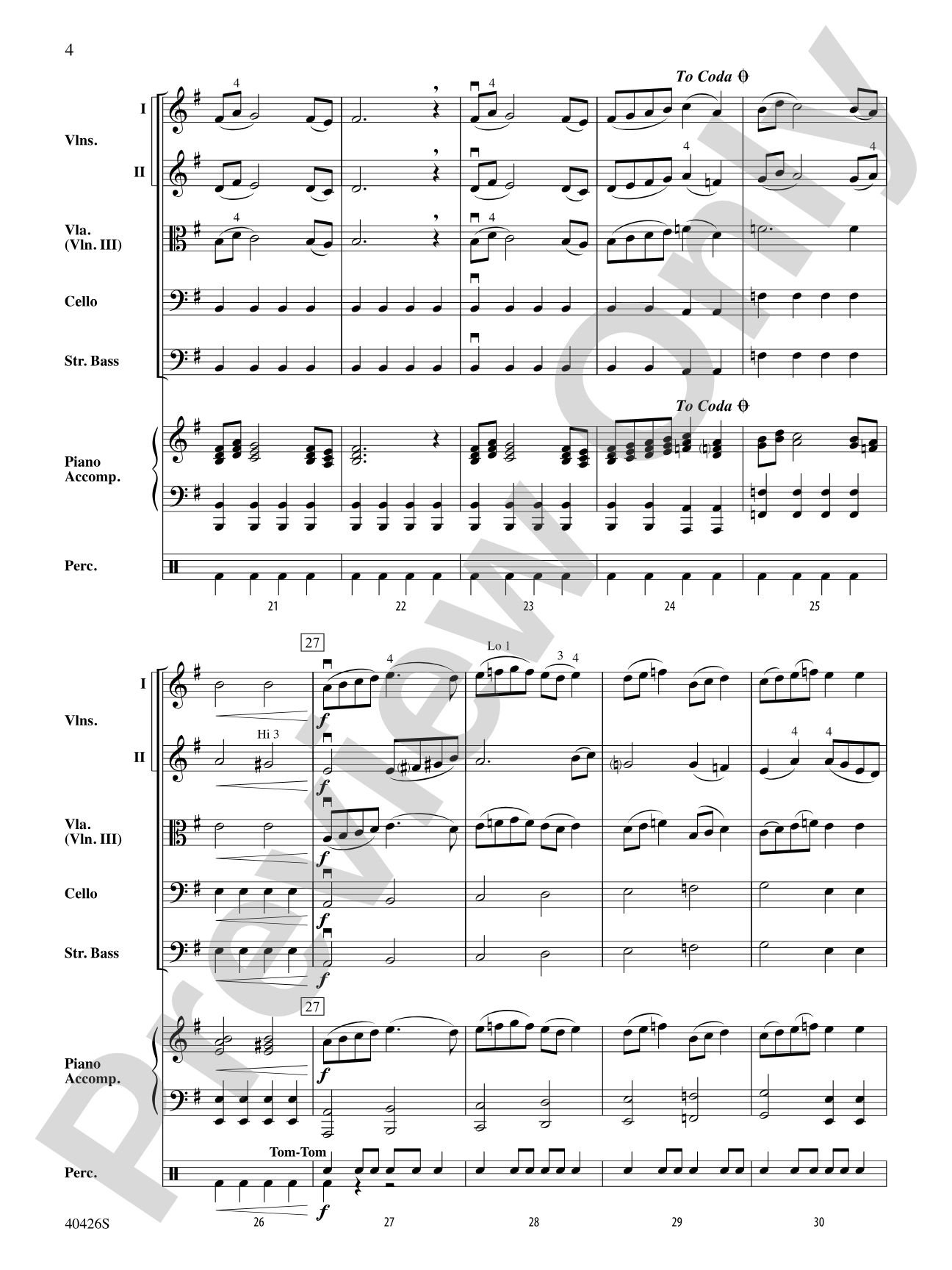 The Tell-Tale Heart: String Orchestra Conductor Score & Parts