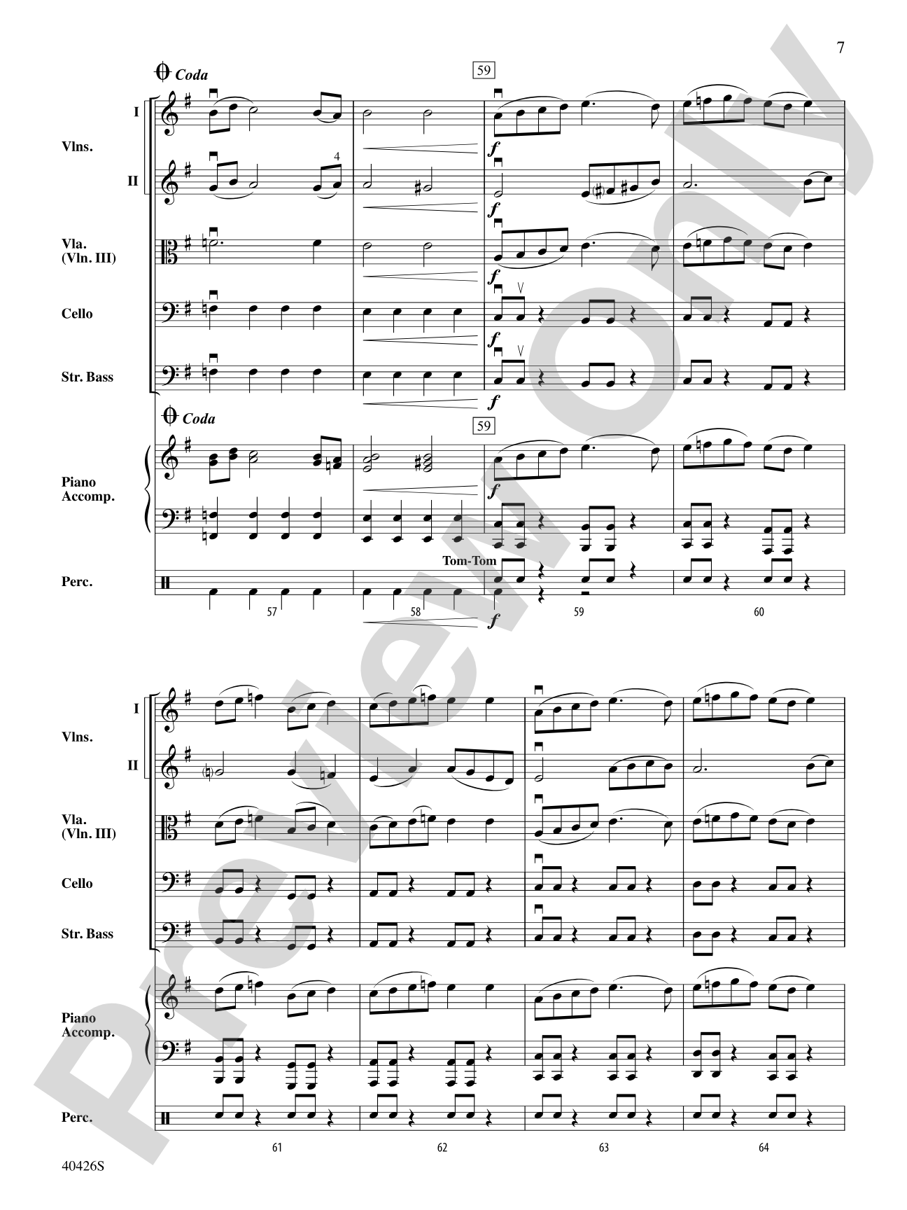 The Tell-Tale Heart: String Orchestra Conductor Score & Parts