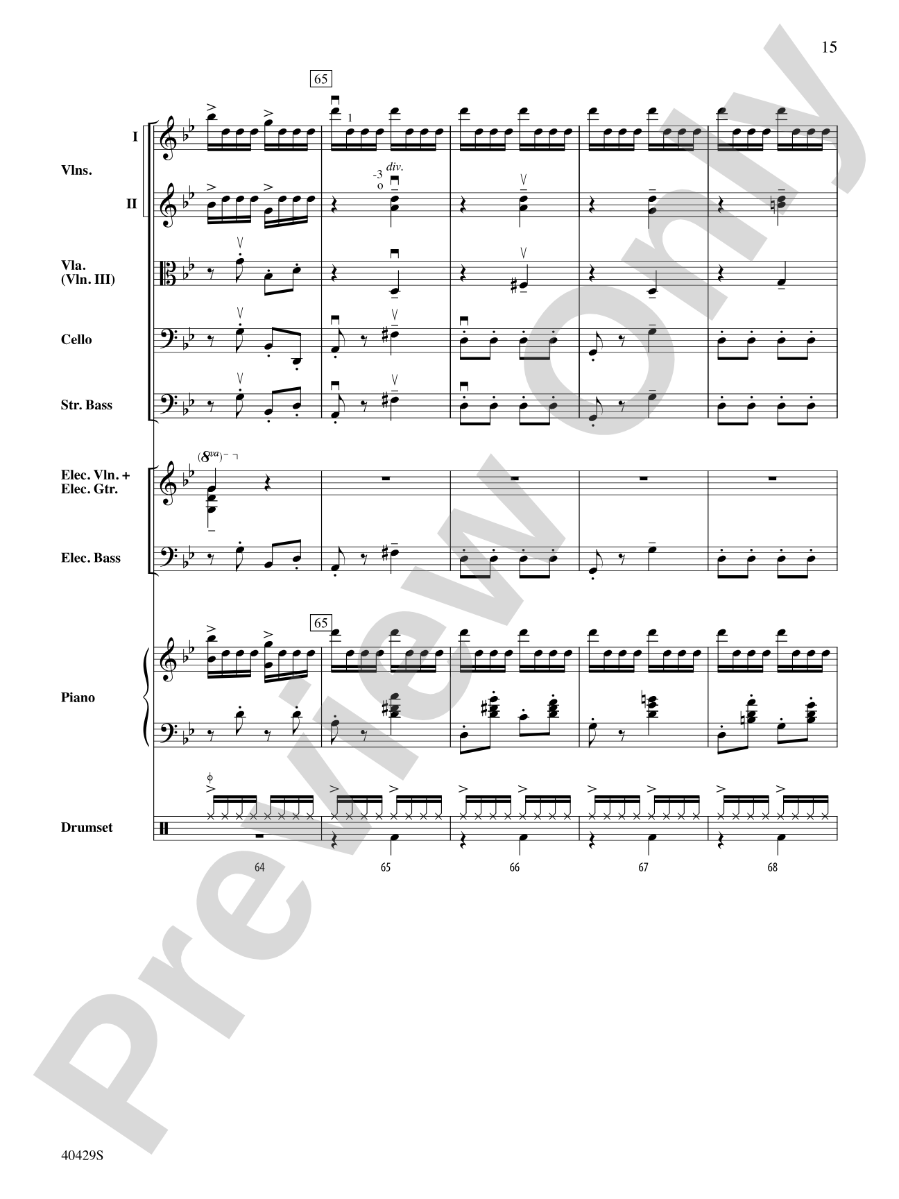 Wish Liszt: String Orchestra Conductor Score & Parts