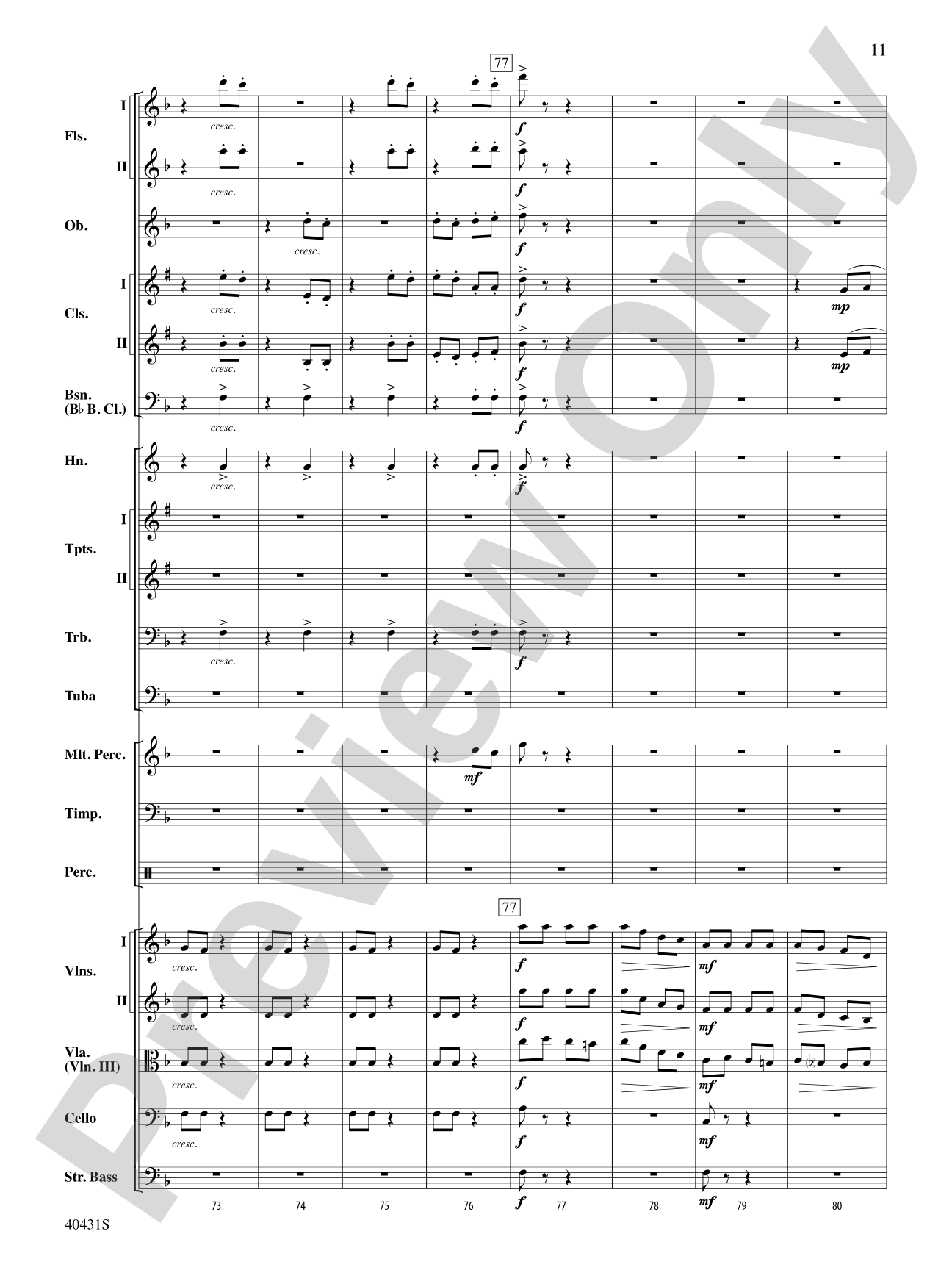 Leroy Anderson's Irish Suite, Part 2 (Themes from): Full Orchestra Conductor Score & Parts