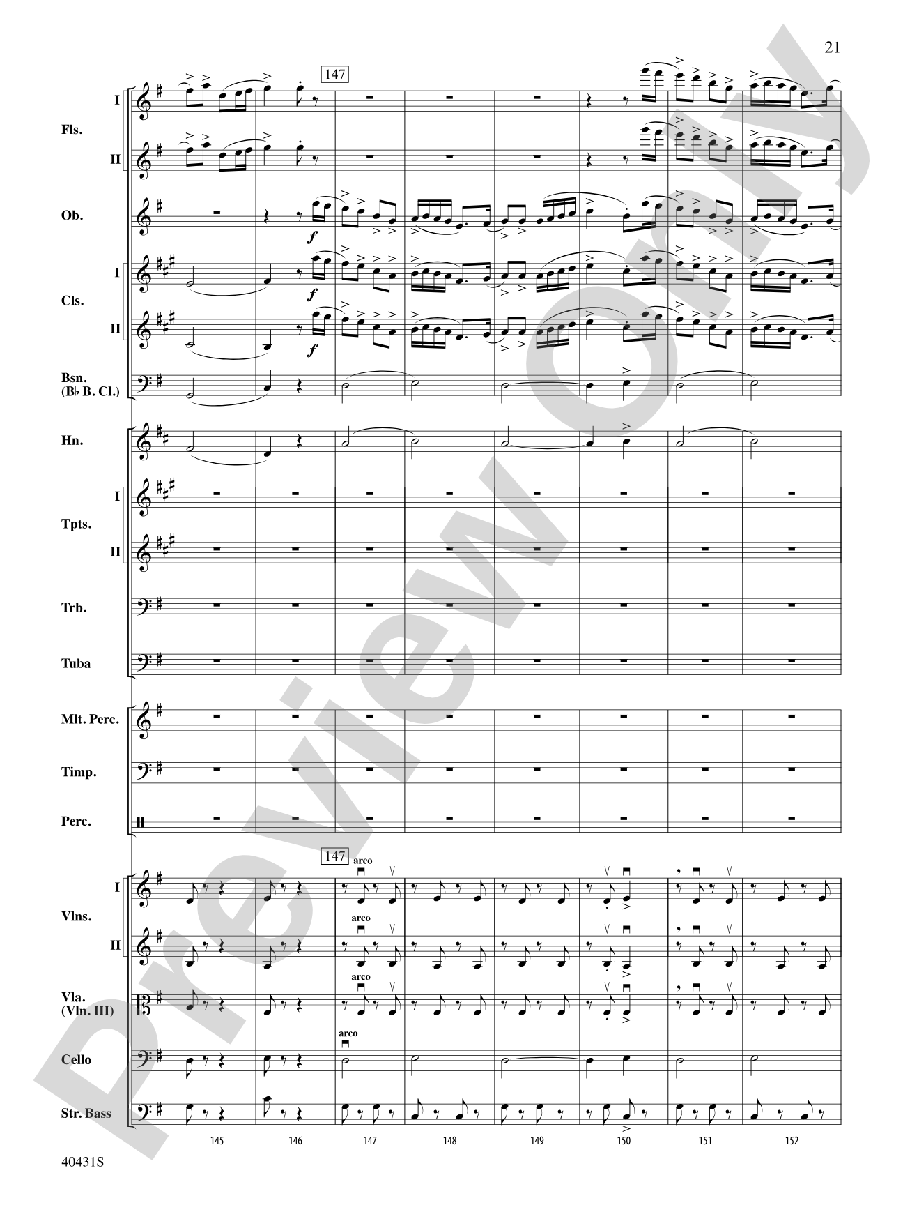 Leroy Anderson's Irish Suite, Part 2 (Themes from): Full Orchestra Conductor Score & Parts