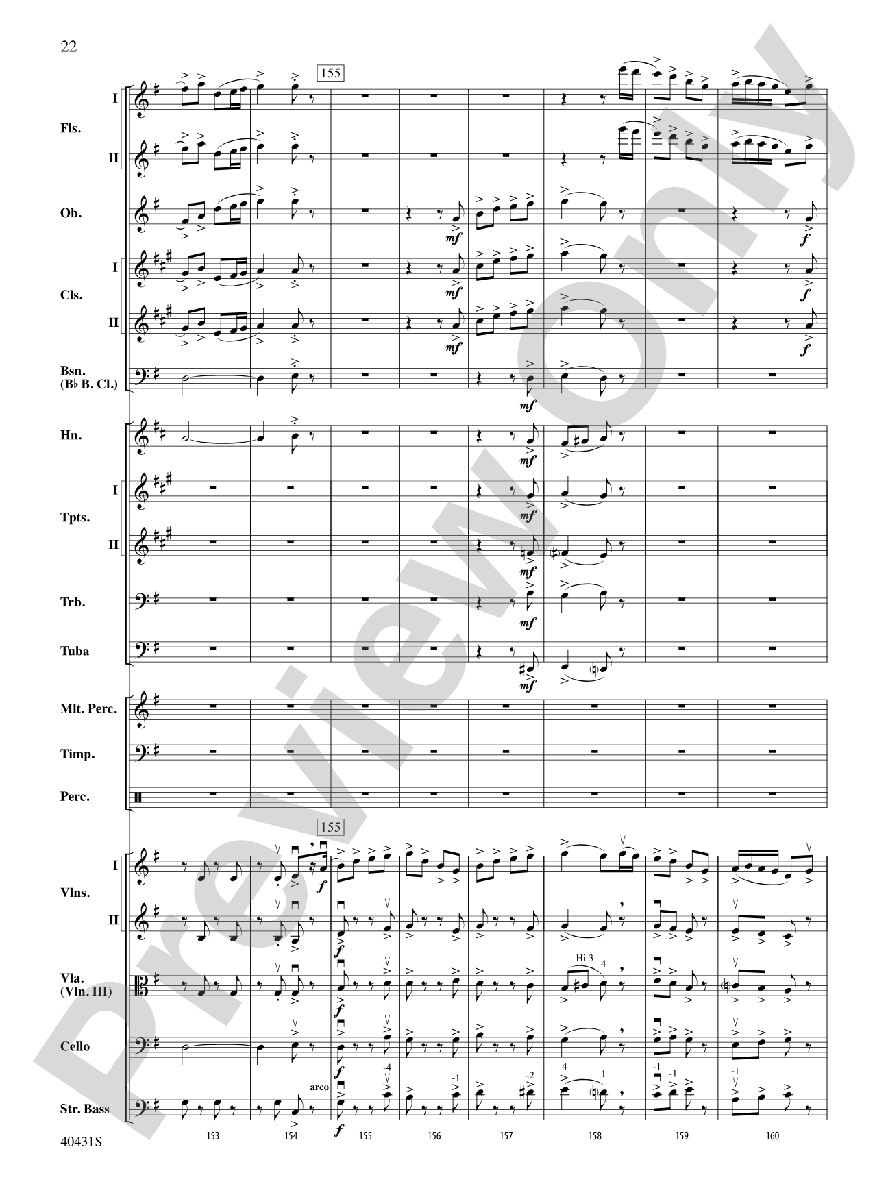 Leroy Anderson's Irish Suite, Part 2 (Themes from): Full Orchestra Conductor Score & Parts