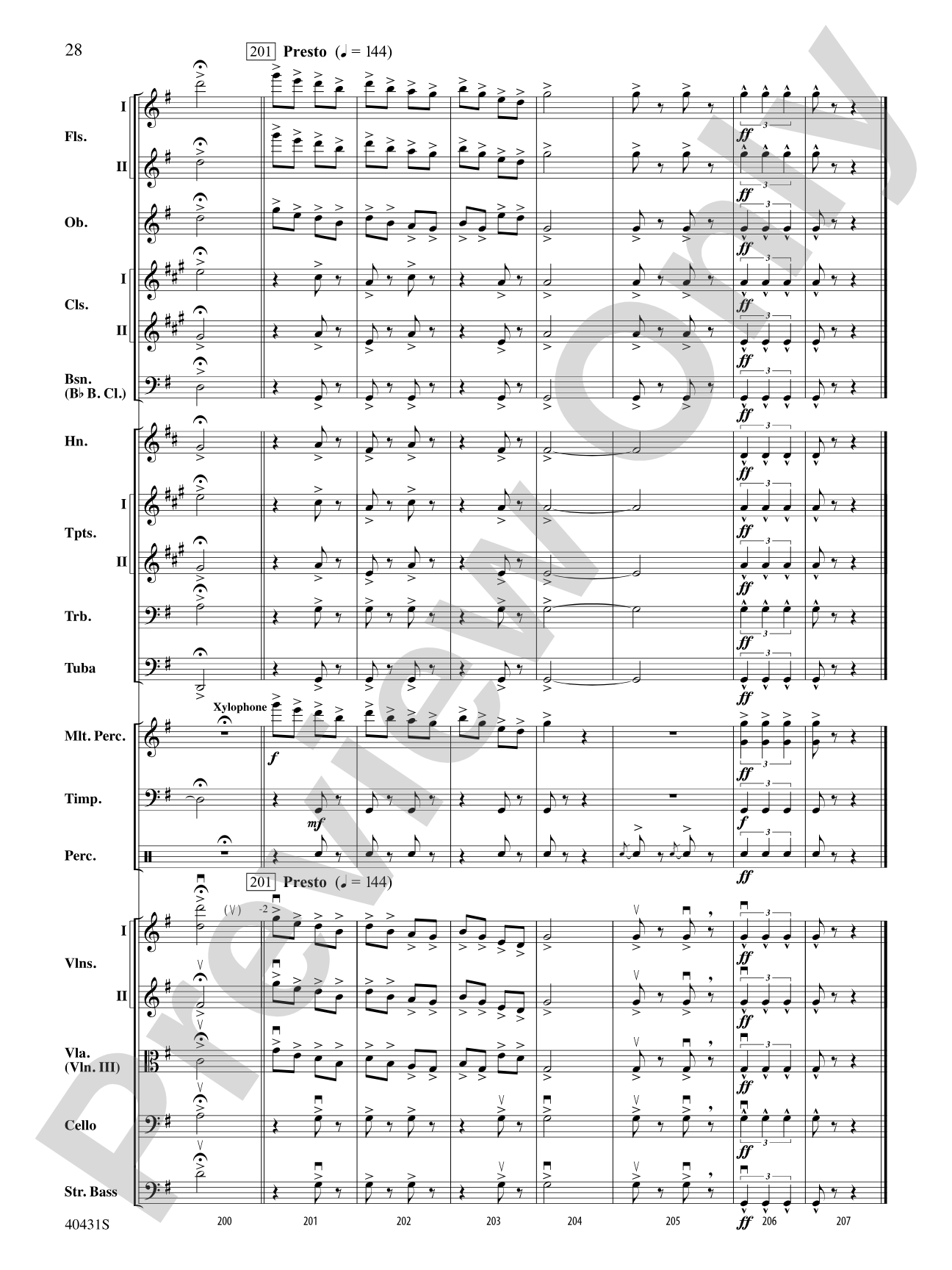 Leroy Anderson's Irish Suite, Part 2 (Themes from): Full Orchestra Conductor Score & Parts