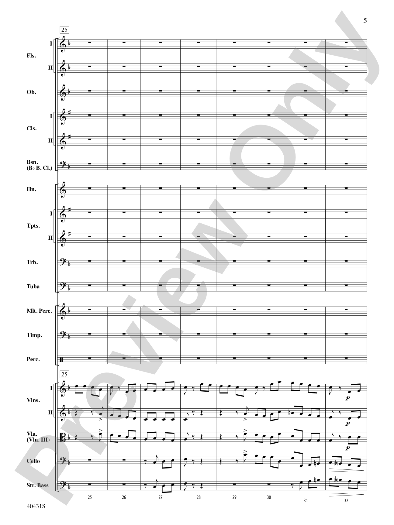 Leroy Anderson's Irish Suite, Part 2 (Themes from): Full Orchestra Conductor Score & Parts