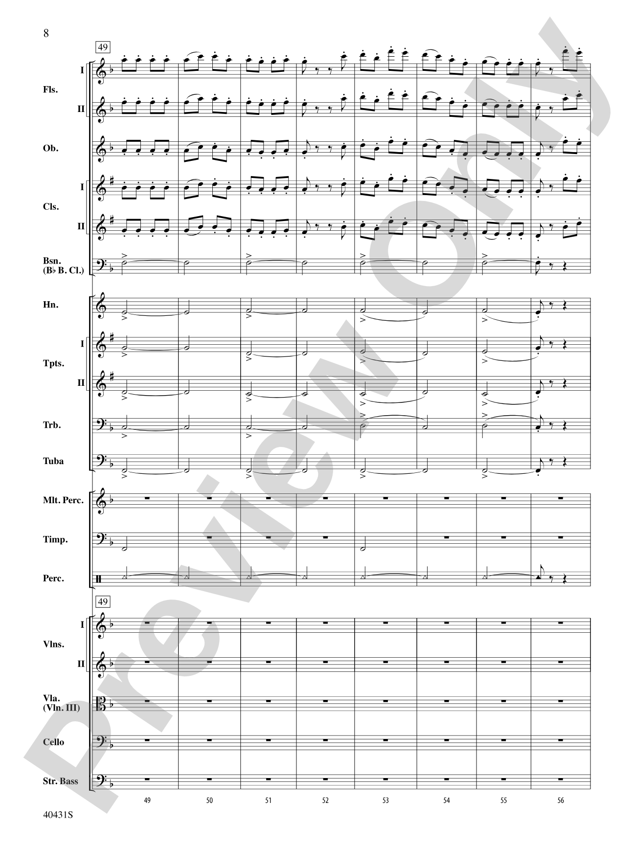 Leroy Anderson's Irish Suite, Part 2 (Themes from): Full Orchestra Conductor Score & Parts