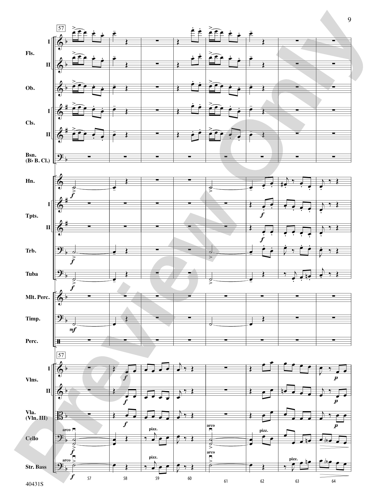 Leroy Anderson's Irish Suite, Part 2 (Themes from): Full Orchestra Conductor Score & Parts