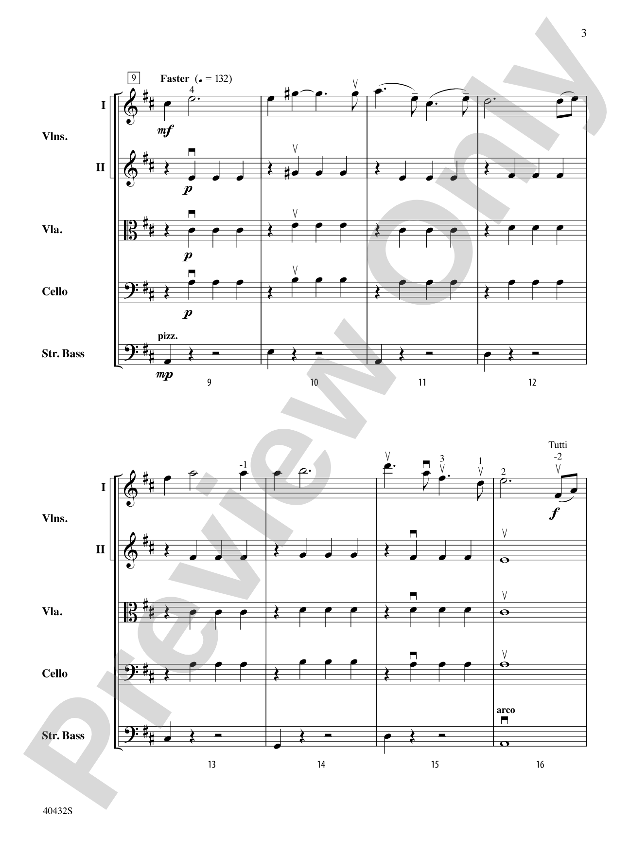 A Very Respectable Hobbit (from The Hobbit: An Unexpected Journey): String Orchestra Conductor Score & Parts