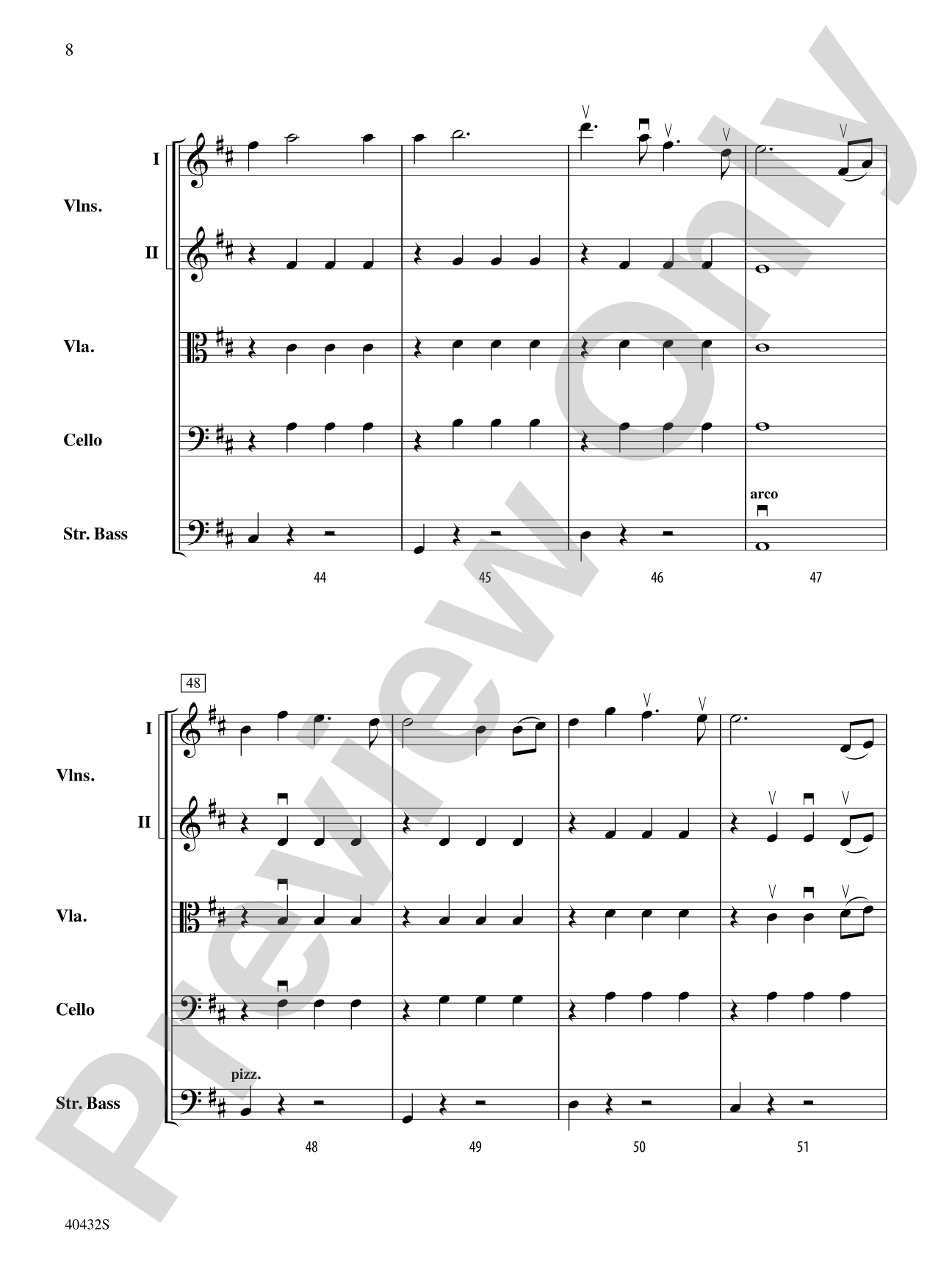 A Very Respectable Hobbit (from The Hobbit: An Unexpected Journey): String Orchestra Conductor Score & Parts