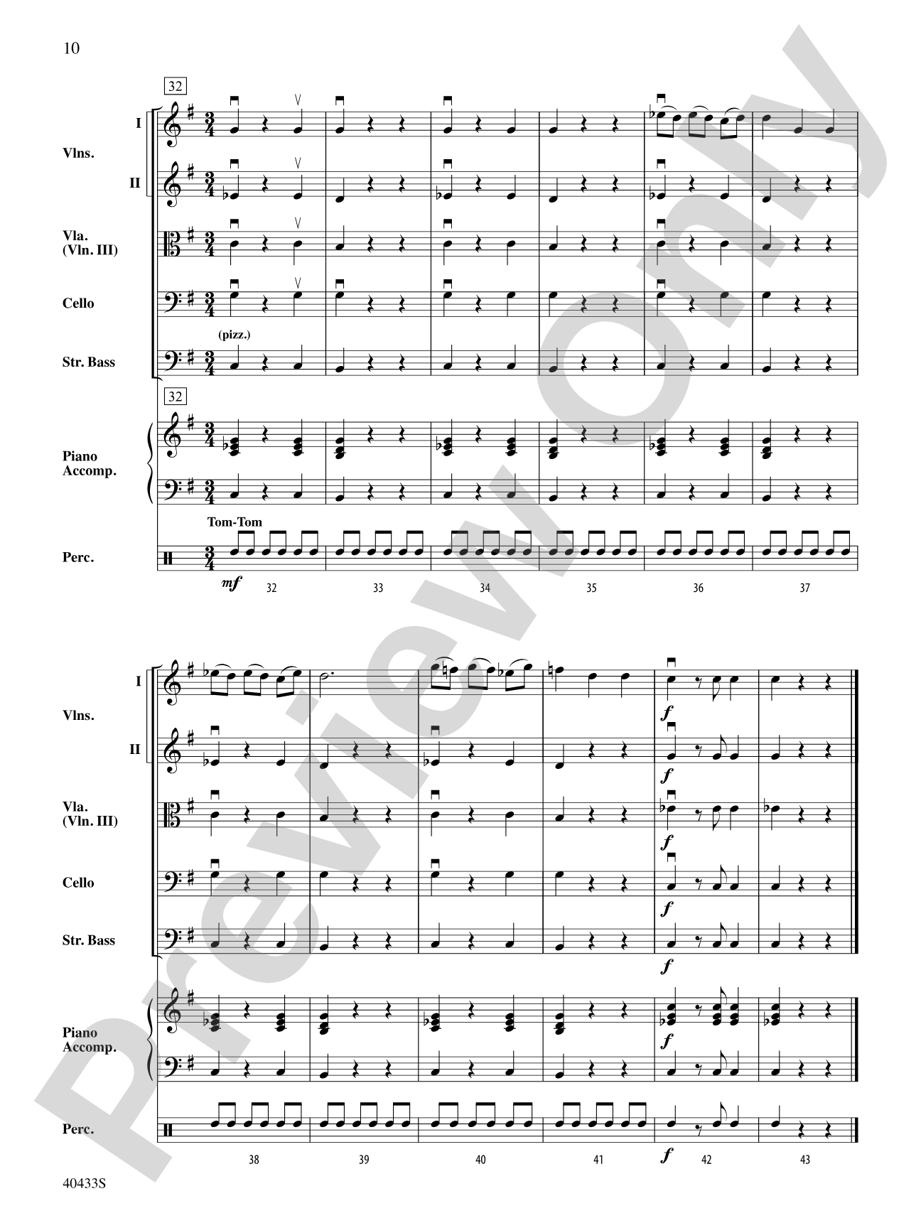 The Hobbit: An Unexpected Journey, Selections from: String Orchestra Conductor Score & Parts