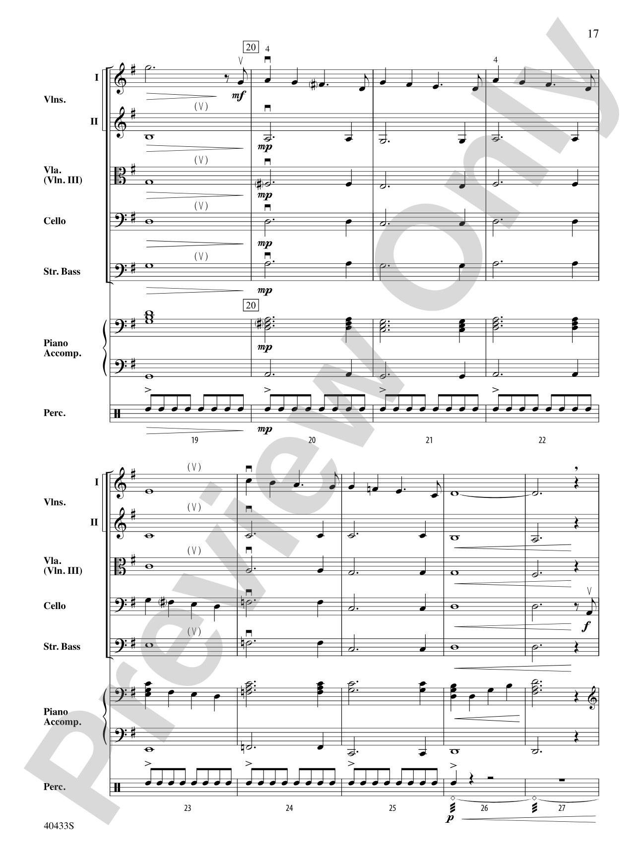 The Hobbit: An Unexpected Journey, Selections from: String Orchestra Conductor Score & Parts