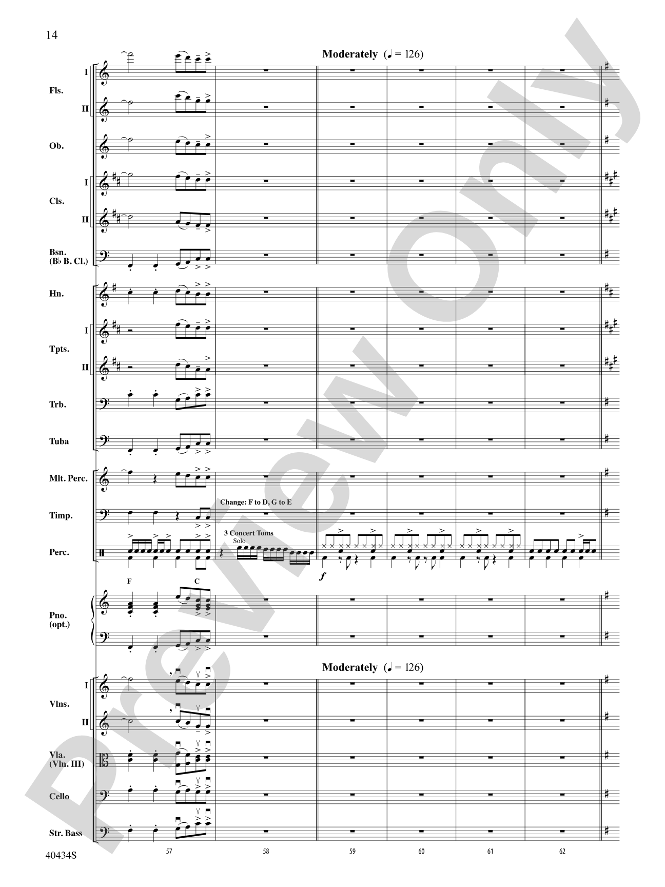 Last Friday Night (T.G.I.F.) / Edge of Glory: Full Orchestra Conductor Score & Parts