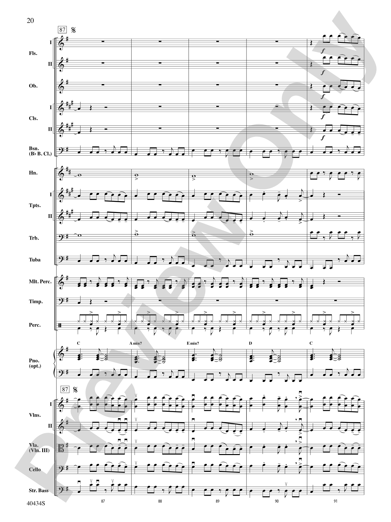 Last Friday Night (T.G.I.F.) / Edge of Glory: Full Orchestra Conductor Score & Parts
