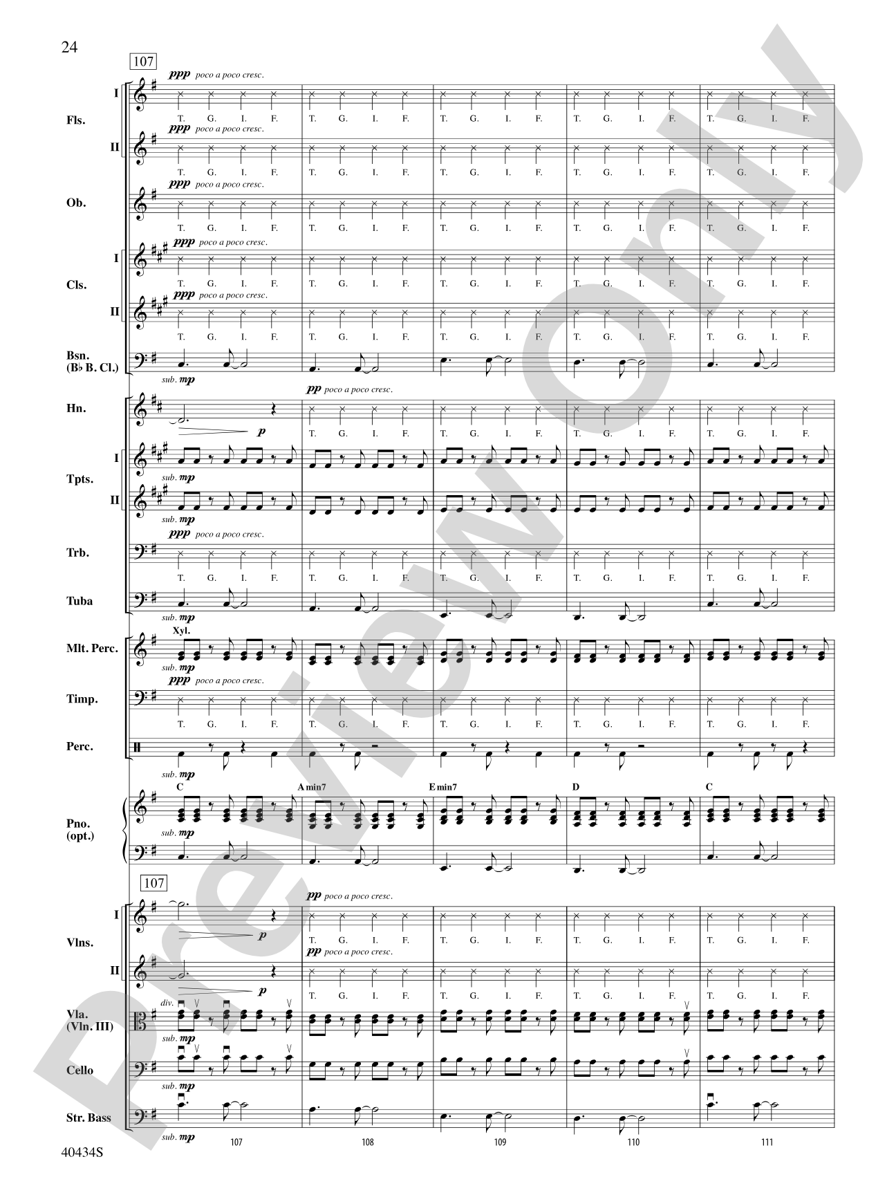 Last Friday Night (T.G.I.F.) / Edge of Glory: Full Orchestra Conductor Score & Parts