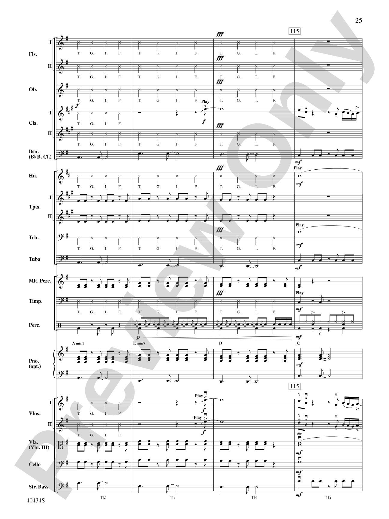 Last Friday Night (T.G.I.F.) / Edge of Glory: Full Orchestra Conductor Score & Parts