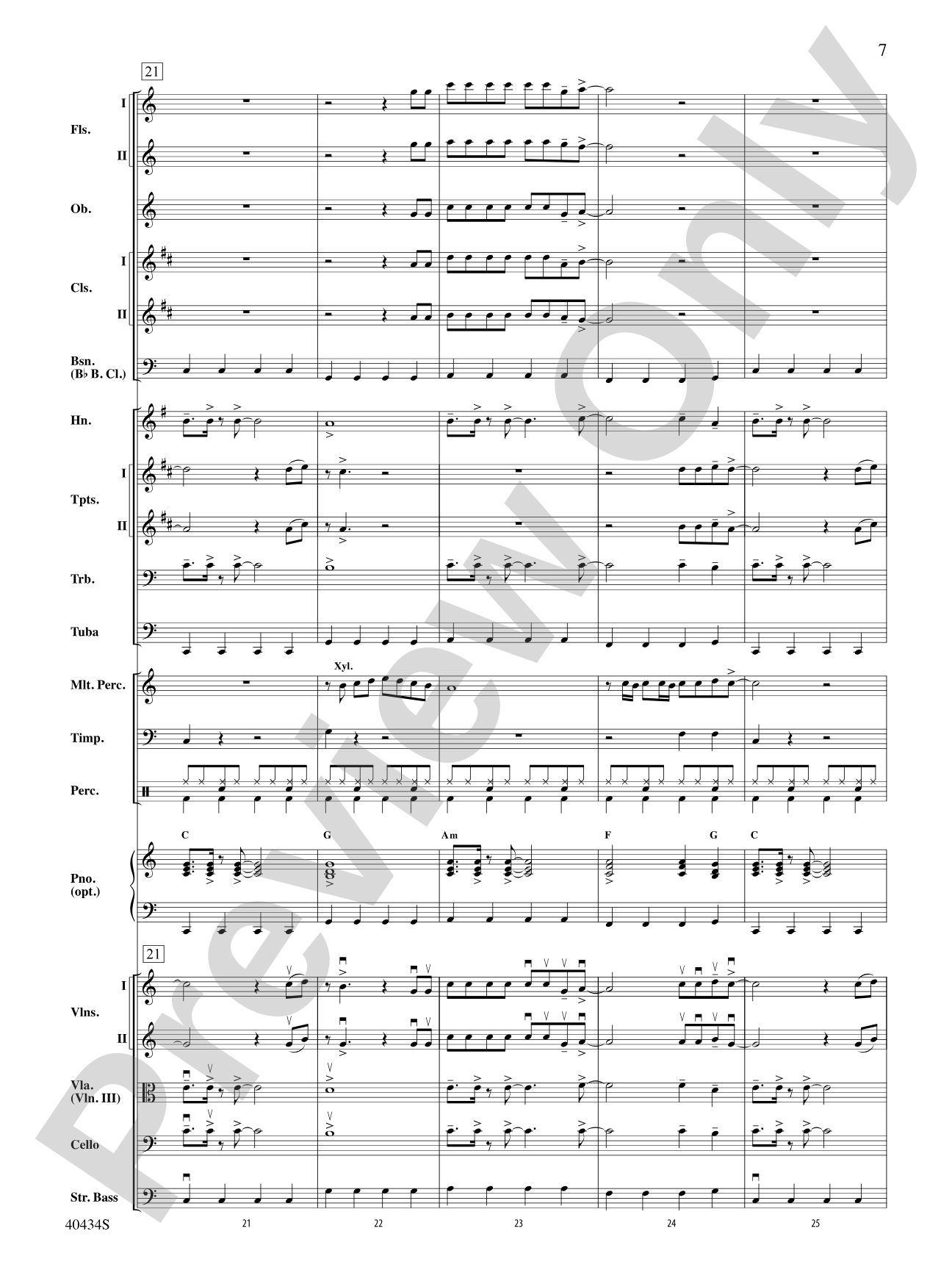Last Friday Night (T.G.I.F.) / Edge of Glory: Full Orchestra Conductor Score & Parts