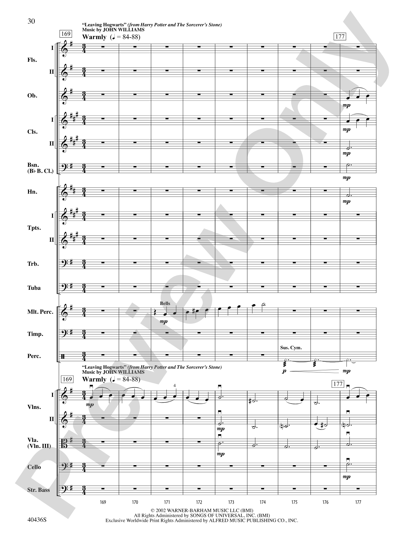 The Magic of Harry Potter: Full Orchestra Conductor Score & Parts