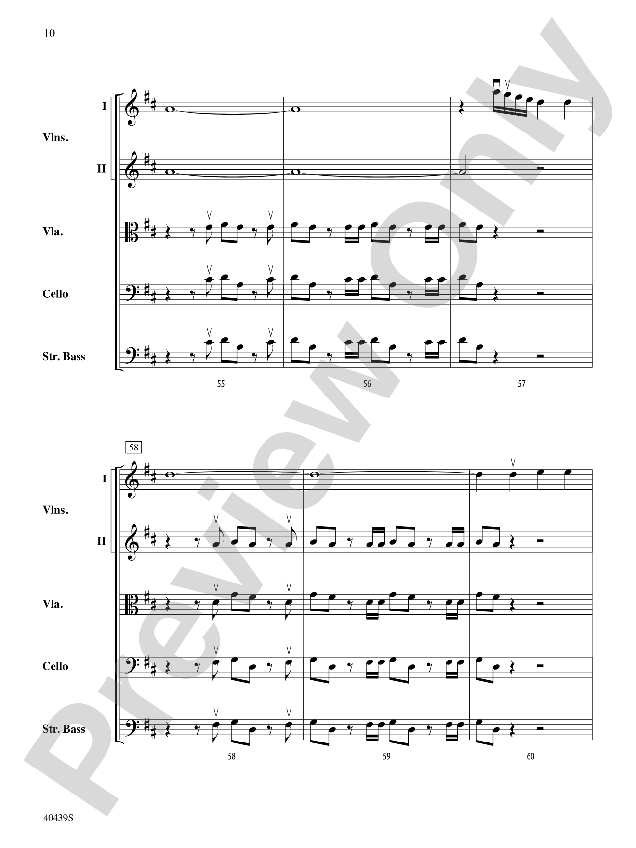 Hallelujah Chorus: String Orchestra Conductor Score & Parts