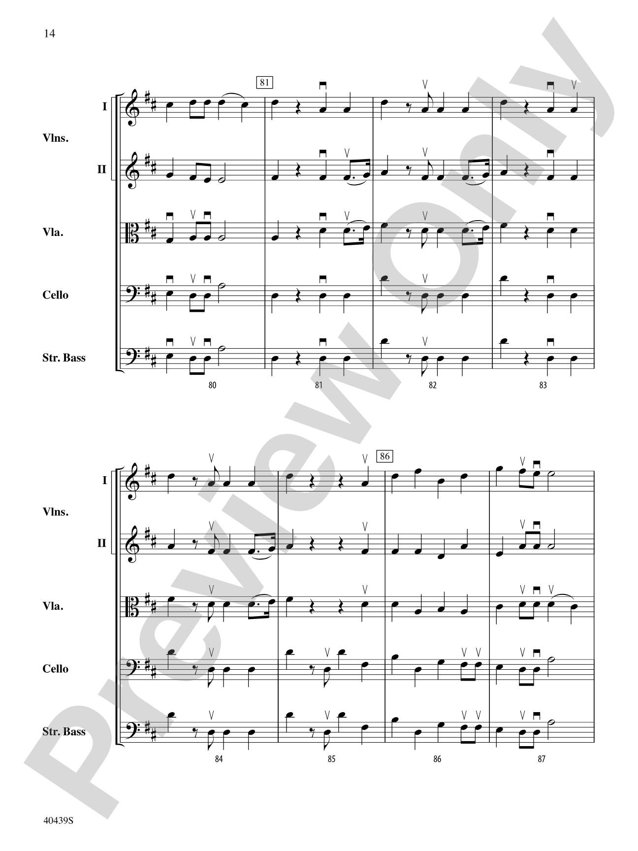Hallelujah Chorus: String Orchestra Conductor Score & Parts