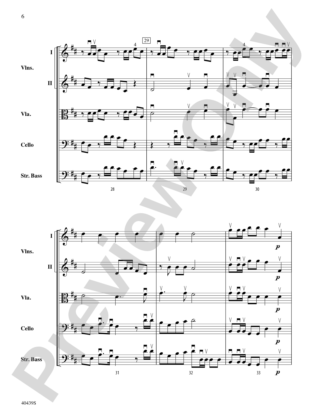 Hallelujah Chorus: String Orchestra Conductor Score & Parts
