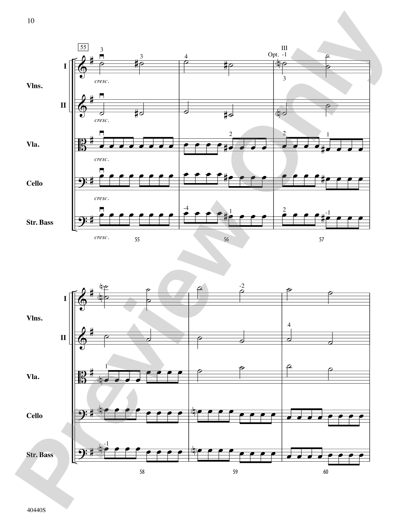 Symphony No. 29, K. 201: String Orchestra Conductor Score & Parts
