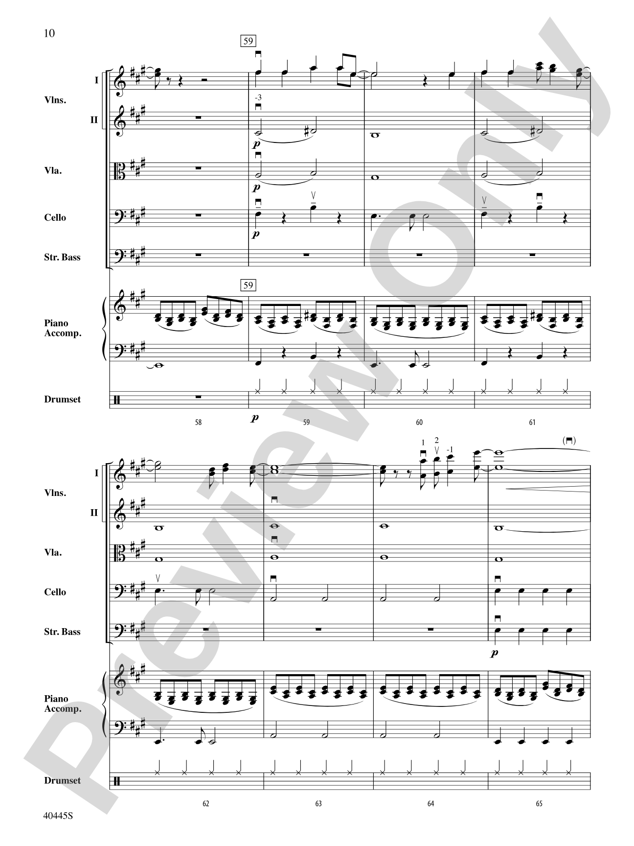 The Rolling Stones on Tour: String Orchestra Conductor Score & Parts