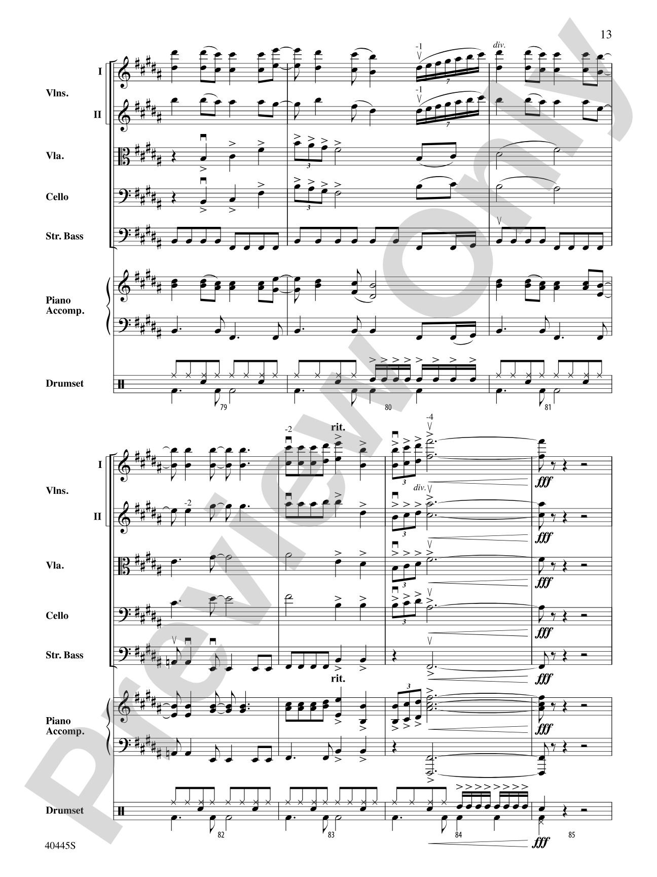 The Rolling Stones on Tour: String Orchestra Conductor Score & Parts