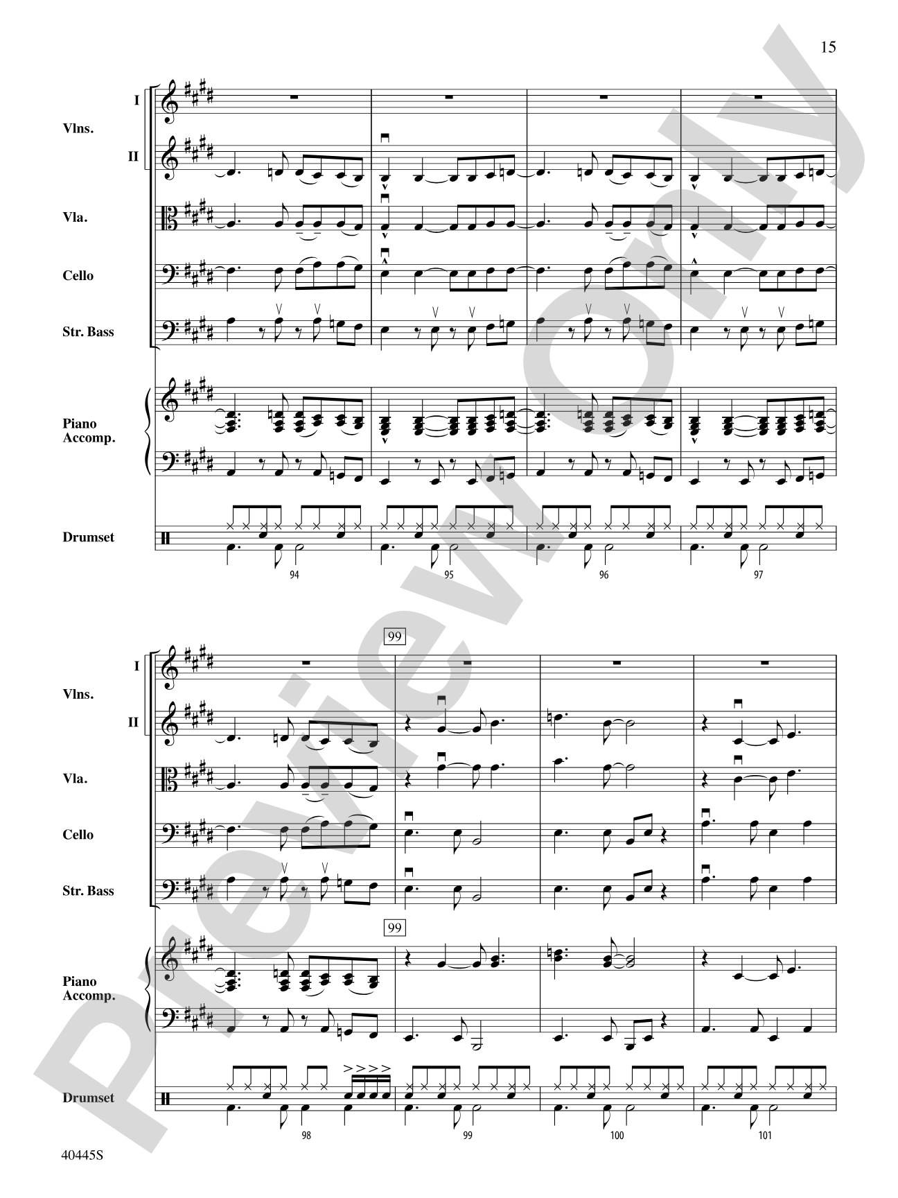 The Rolling Stones on Tour: String Orchestra Conductor Score & Parts