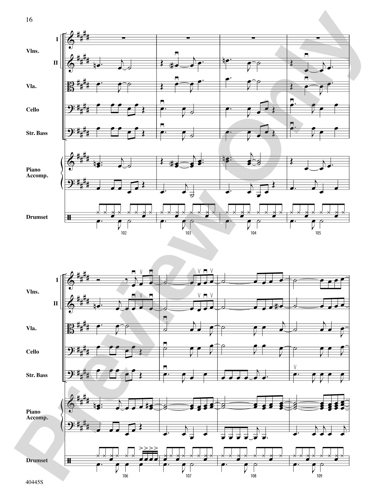 The Rolling Stones on Tour: String Orchestra Conductor Score & Parts