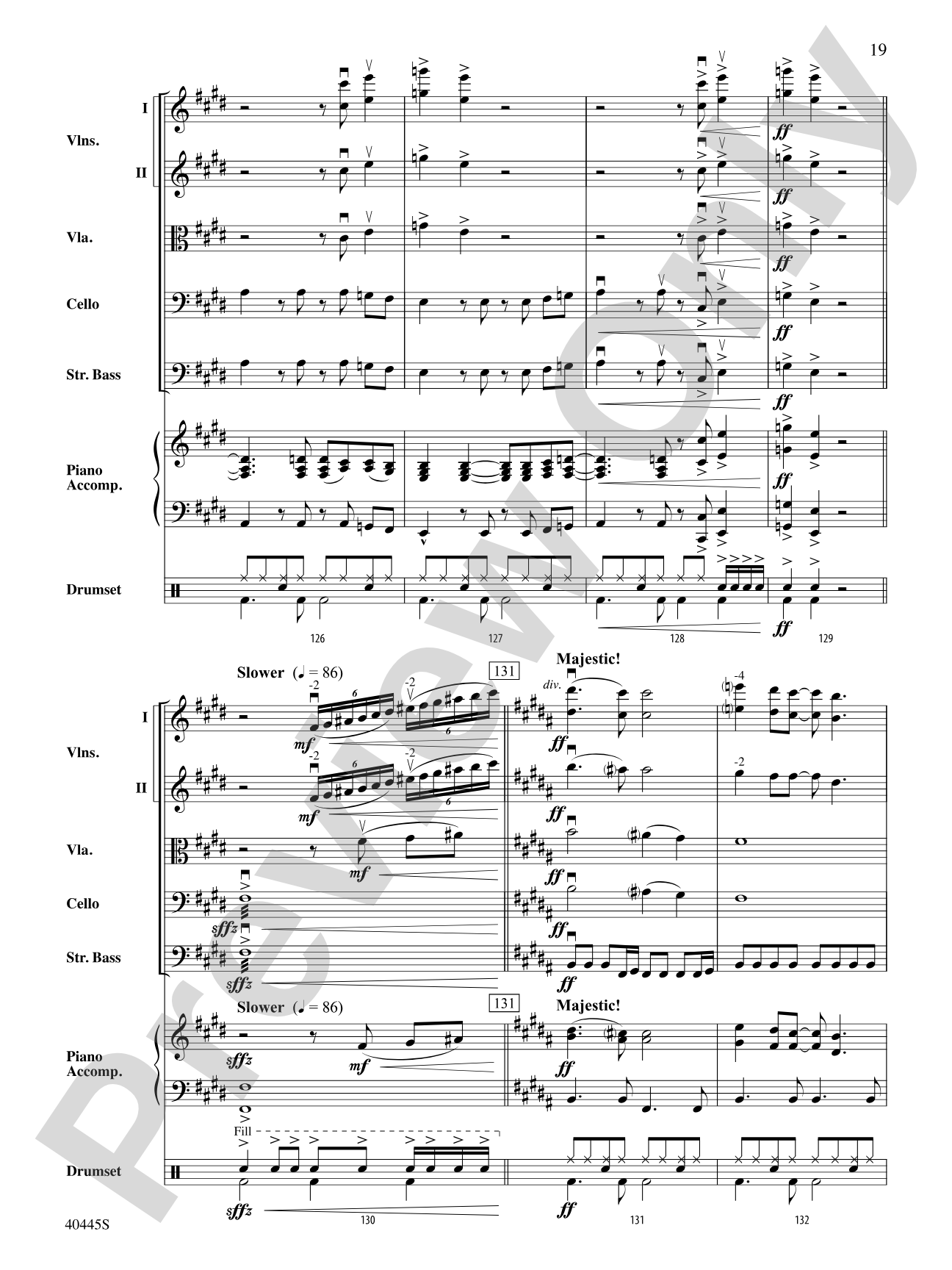 The Rolling Stones on Tour: String Orchestra Conductor Score & Parts