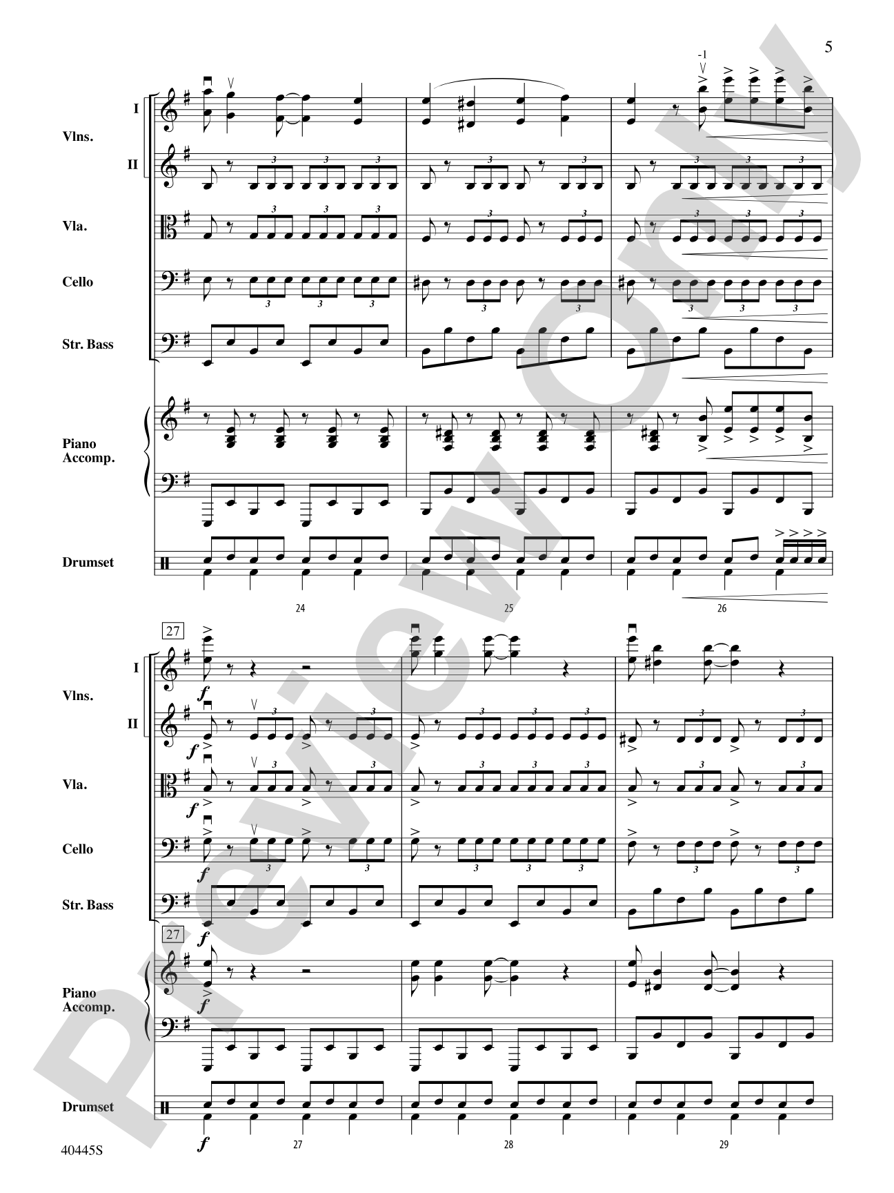 The Rolling Stones on Tour: String Orchestra Conductor Score & Parts