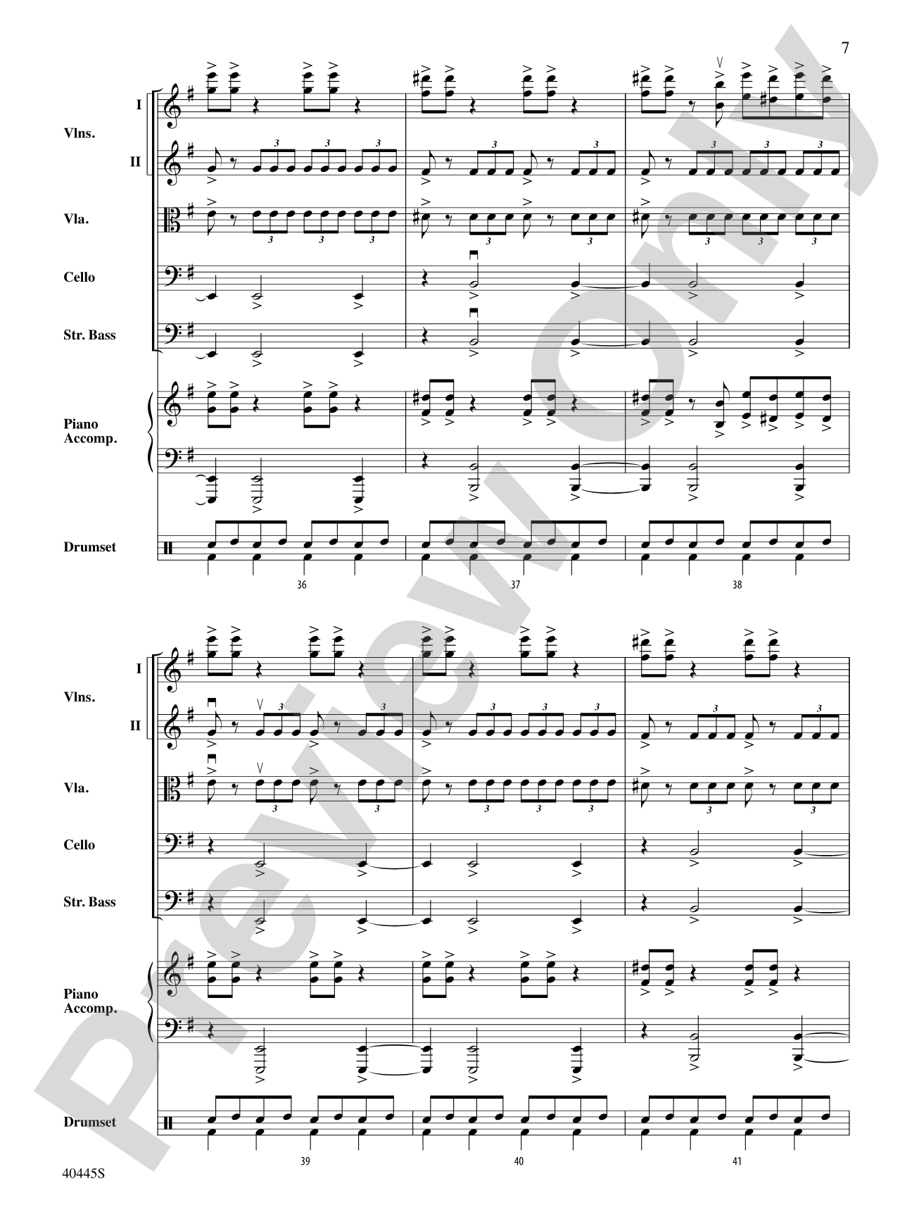 The Rolling Stones on Tour: String Orchestra Conductor Score & Parts