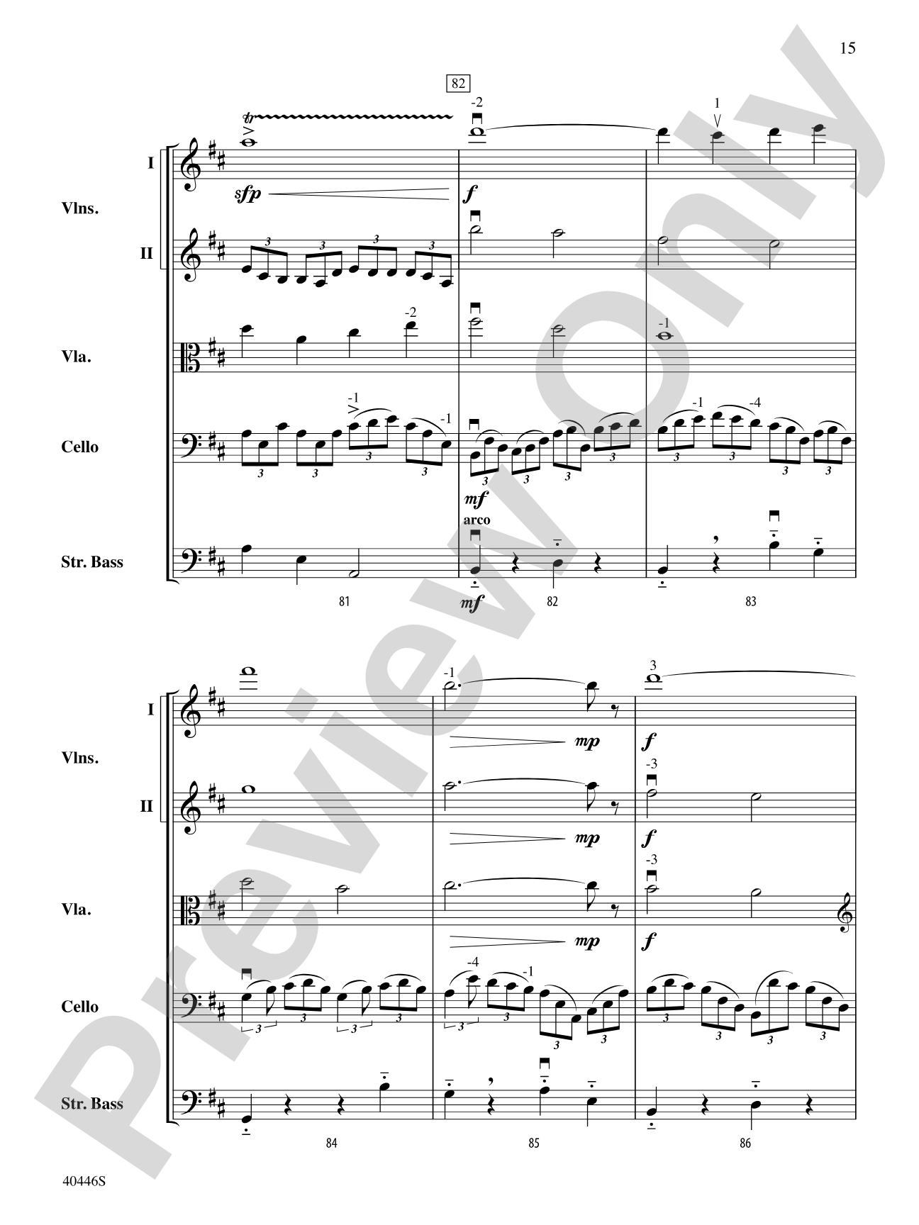 Apotheosis: String Orchestra Conductor Score & Parts