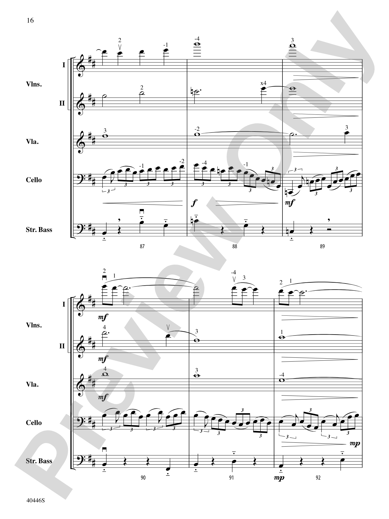 Apotheosis: String Orchestra Conductor Score & Parts