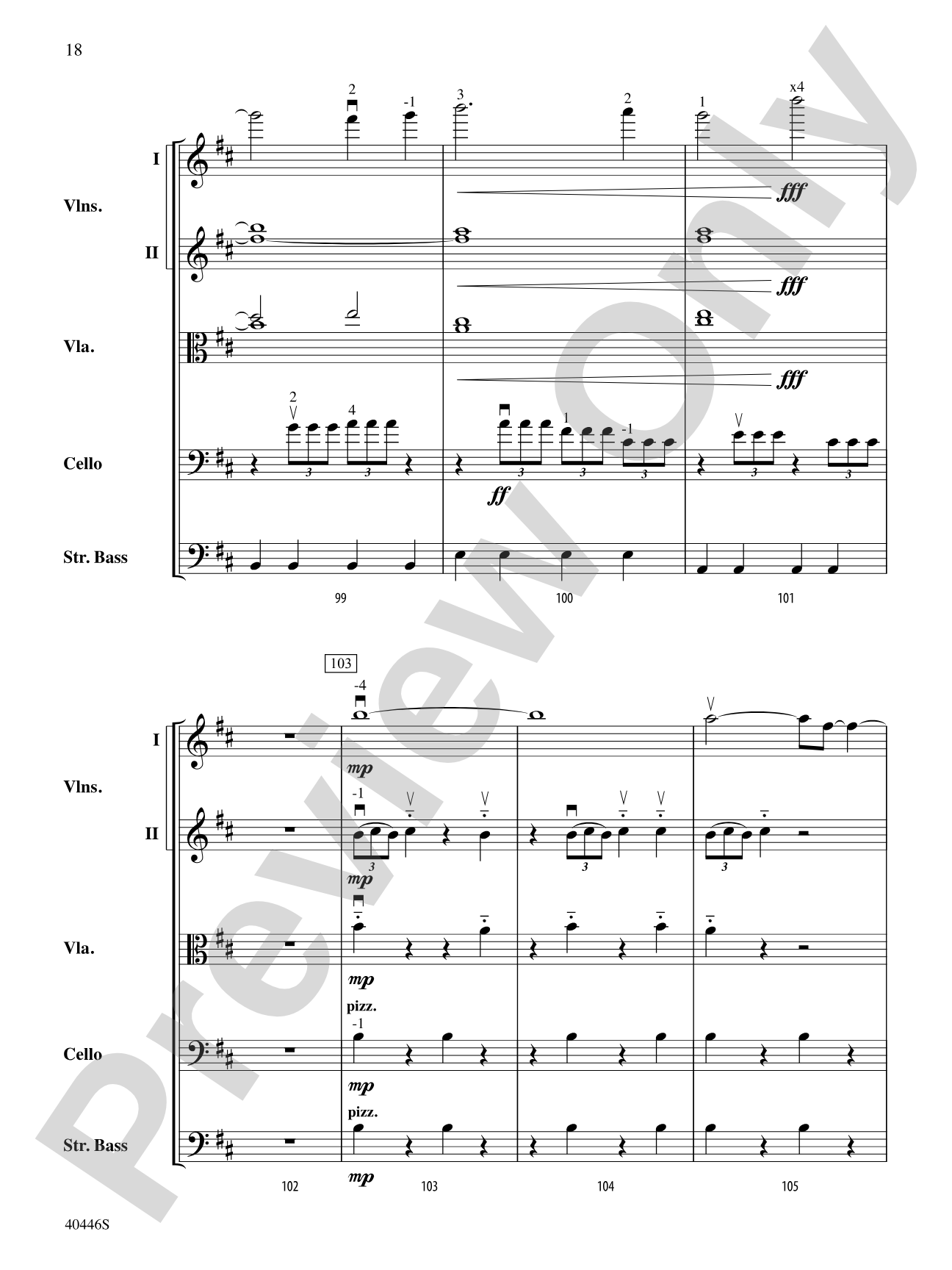 Apotheosis: String Orchestra Conductor Score & Parts