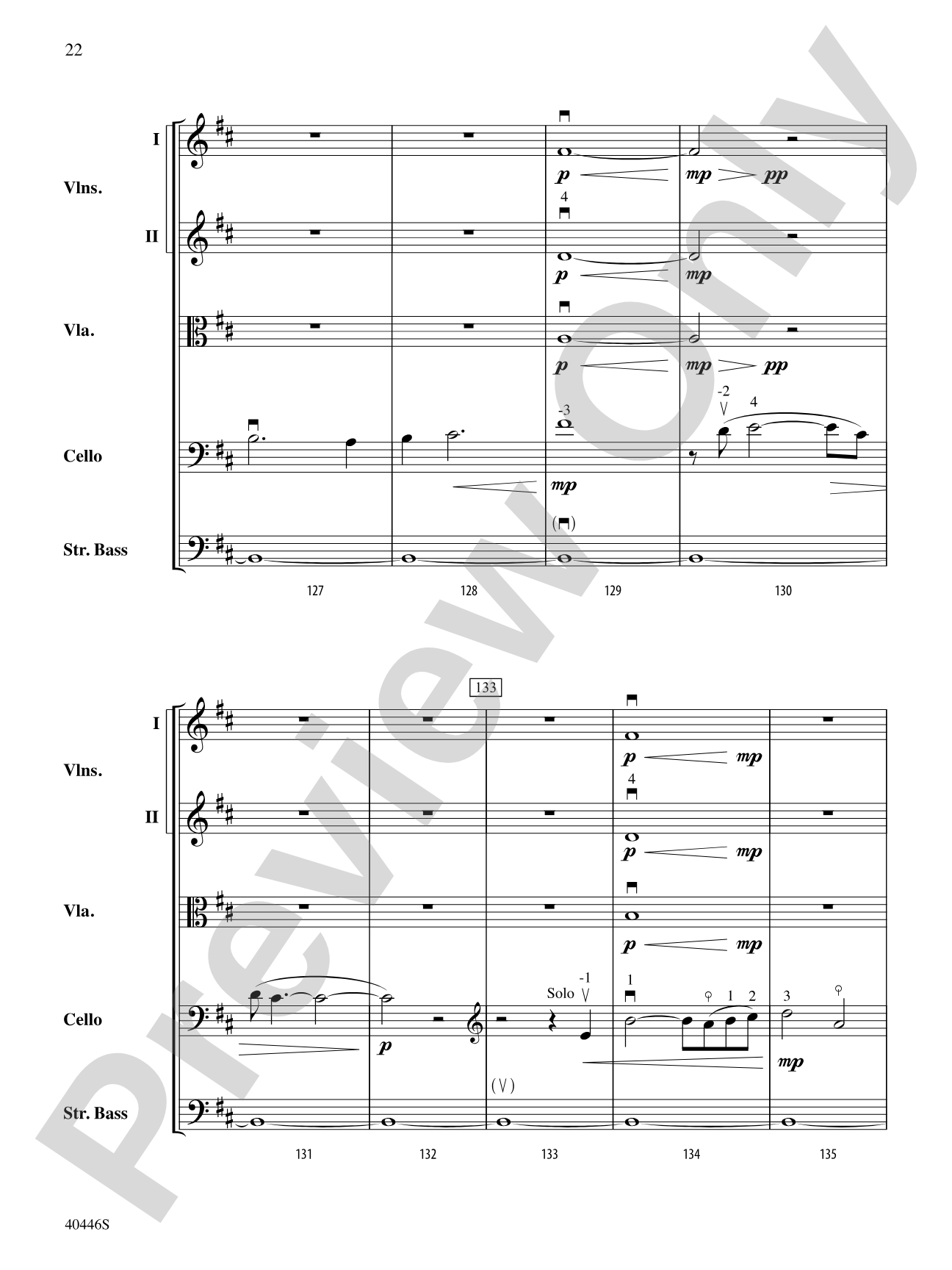 Apotheosis: String Orchestra Conductor Score & Parts