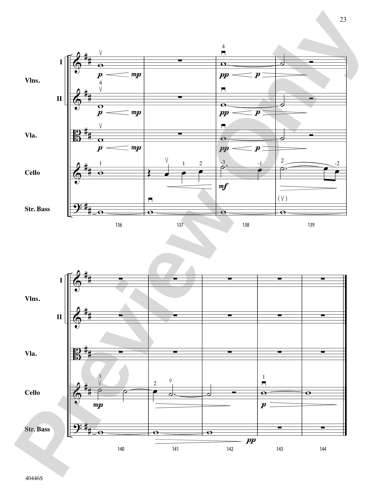 Apotheosis: String Orchestra Conductor Score & Parts