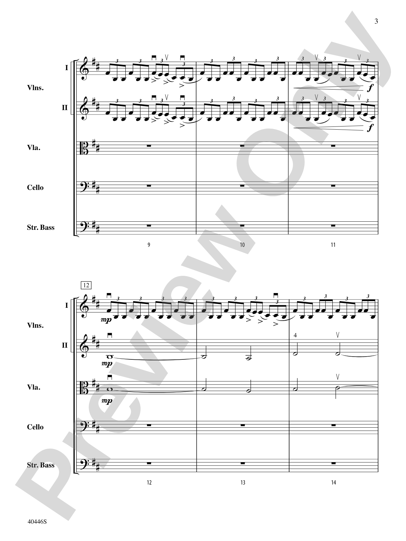 Apotheosis: String Orchestra Conductor Score & Parts