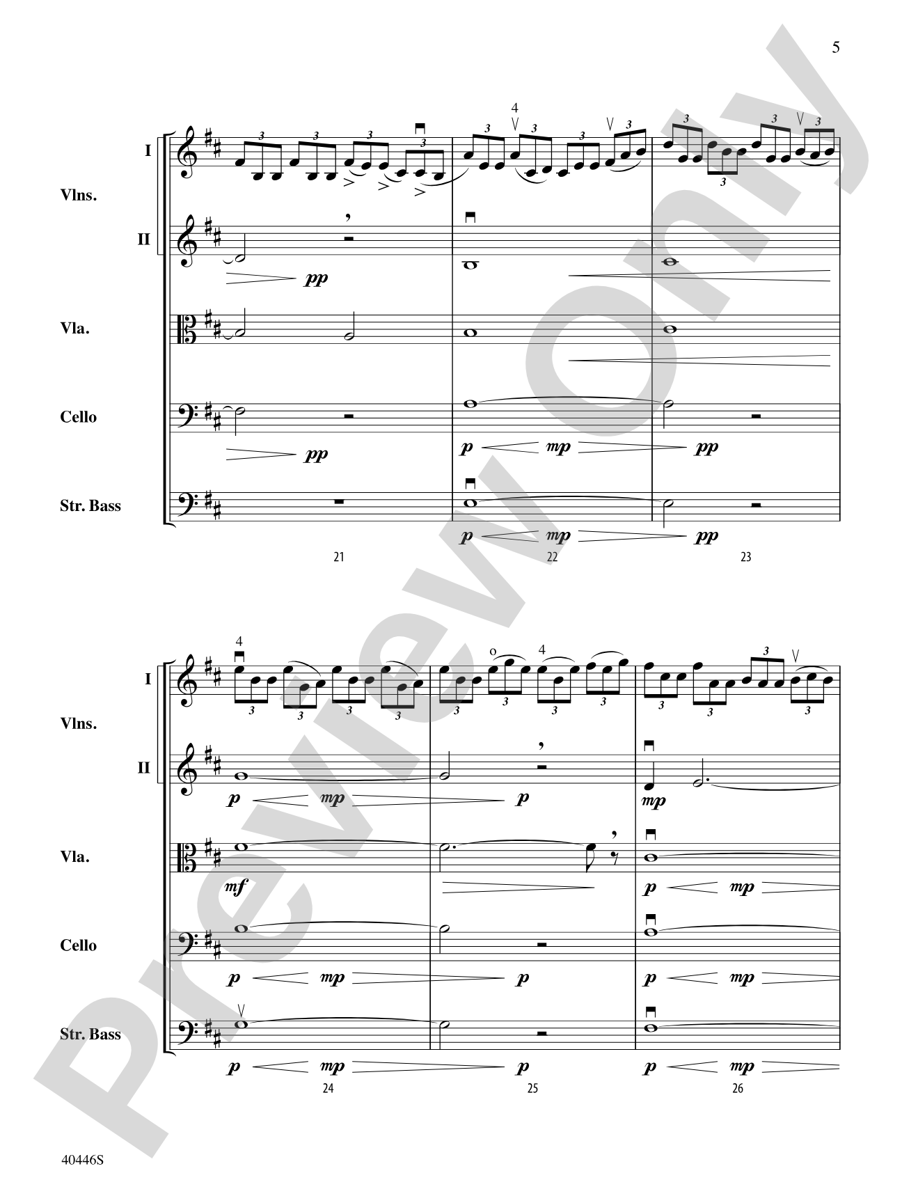 Apotheosis: String Orchestra Conductor Score & Parts