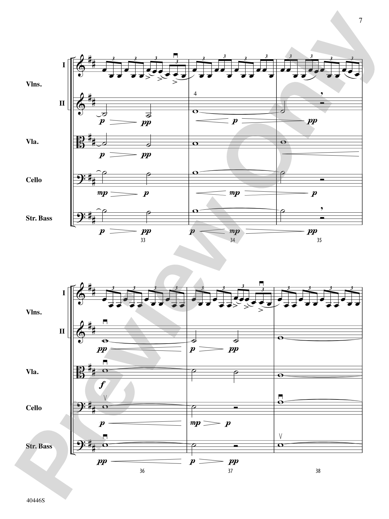 Apotheosis: String Orchestra Conductor Score & Parts