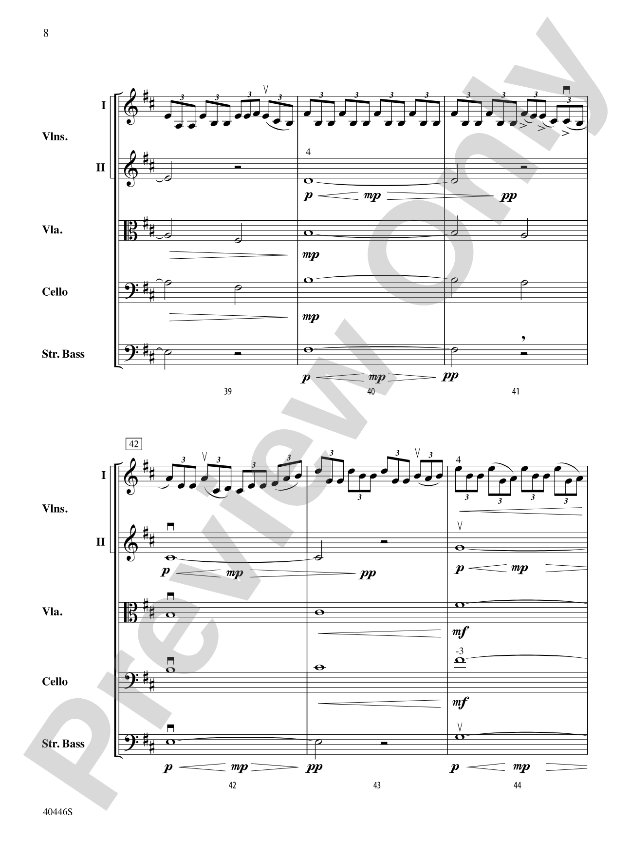 Apotheosis: String Orchestra Conductor Score & Parts