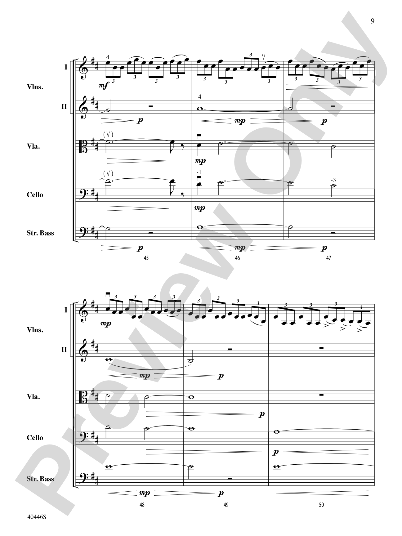 Apotheosis: String Orchestra Conductor Score & Parts