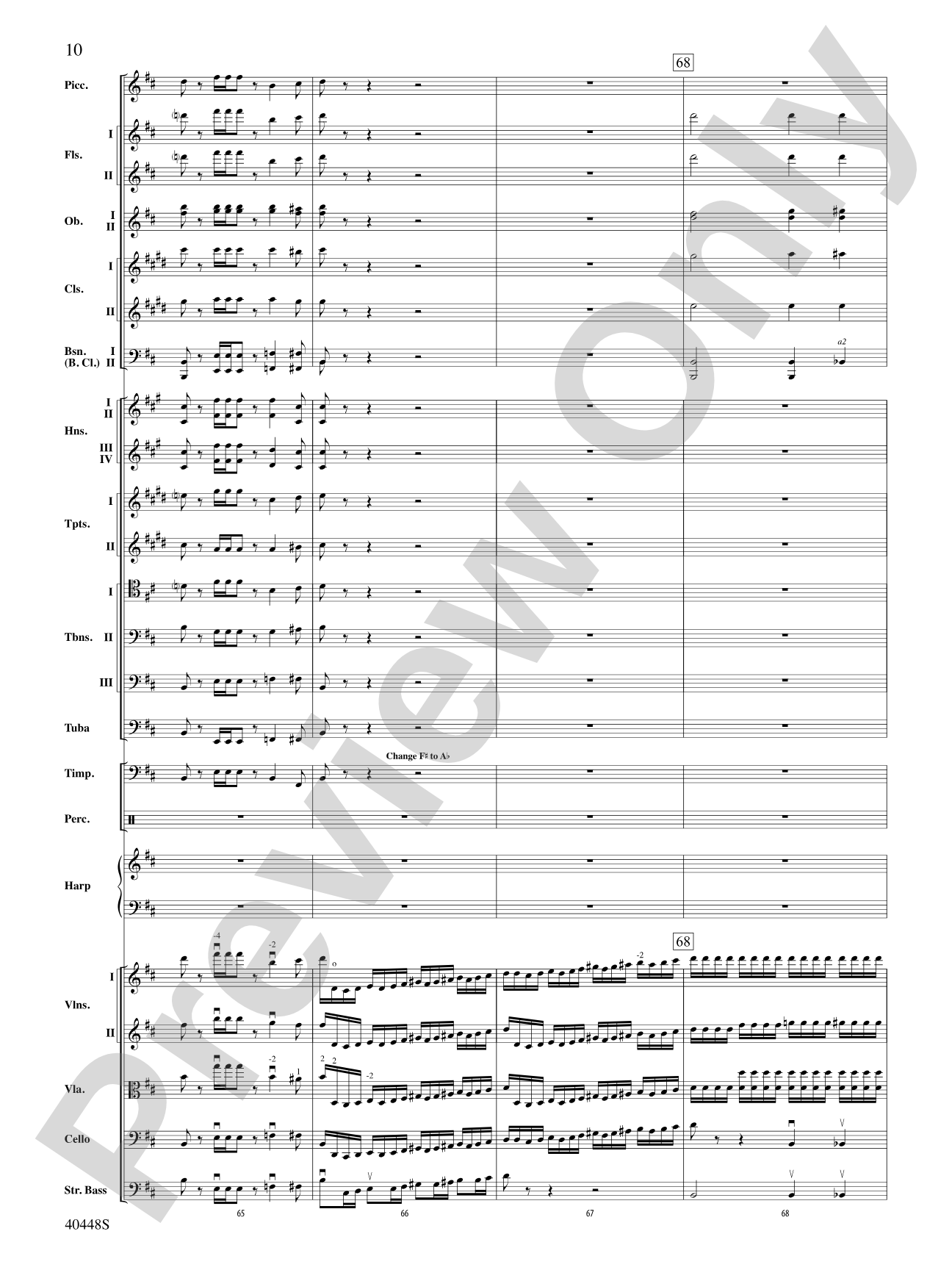 Romeo and Juliet Overture: Full Orchestra Conductor Score & Parts